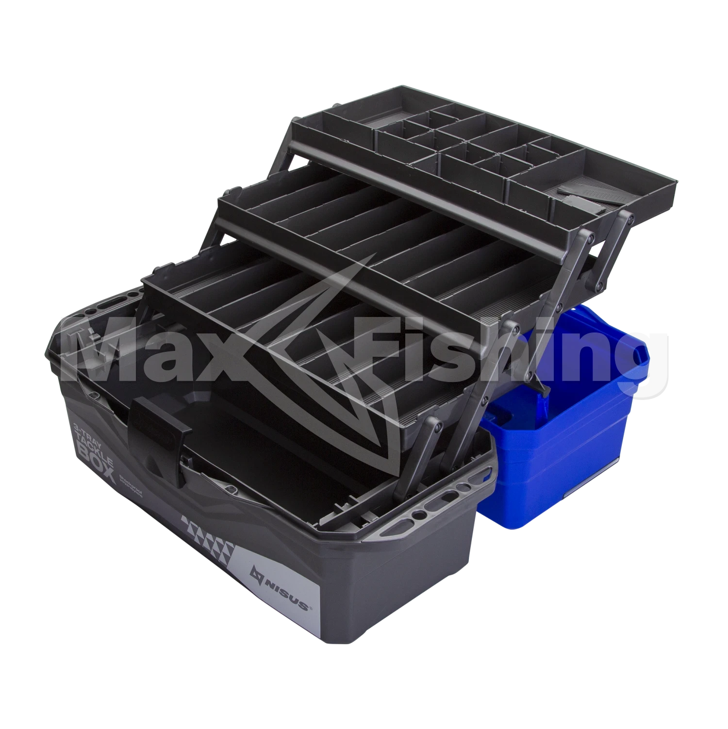 Ящик для снастей Nisus 3-Tray Tackle Box синий