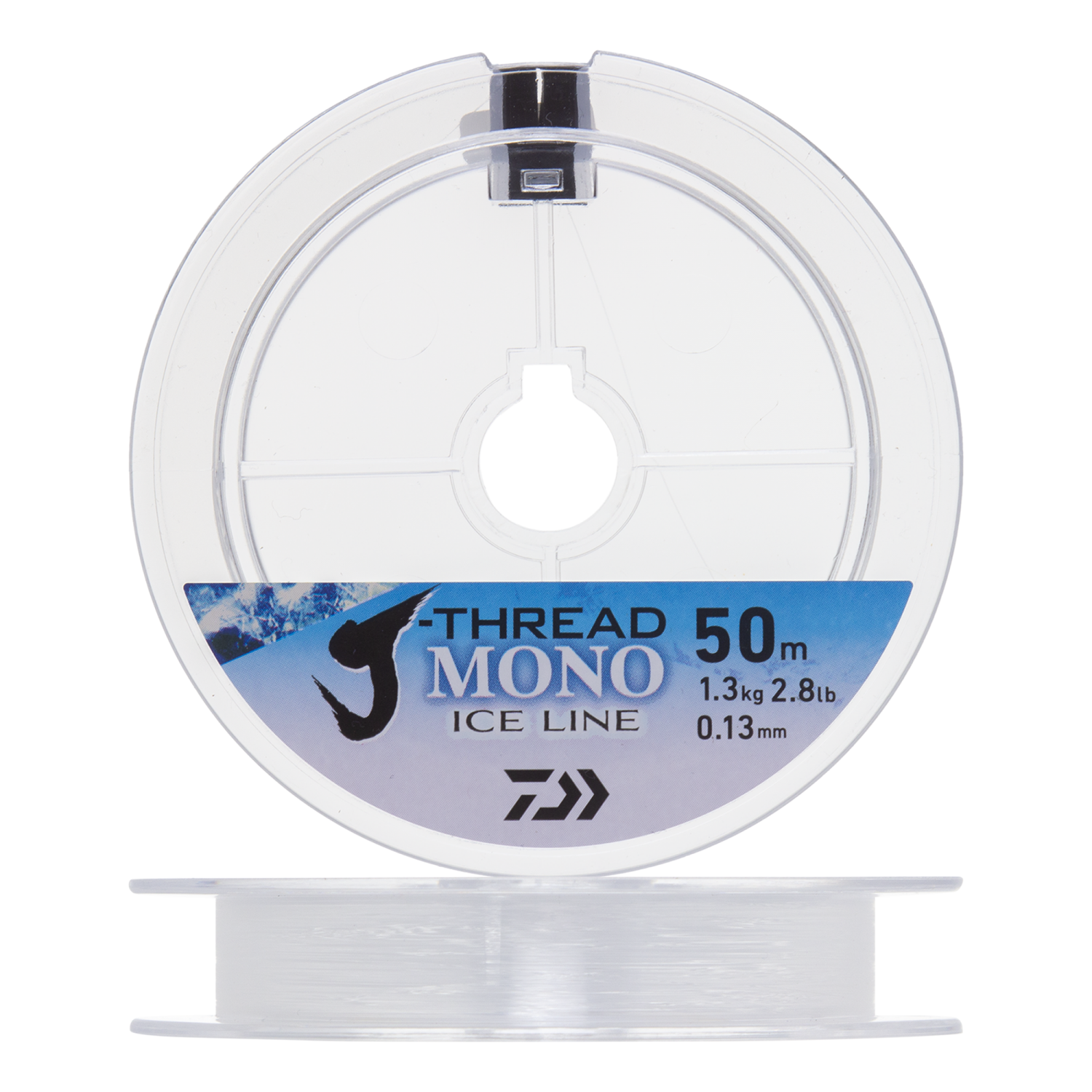 Леска монофильная Daiwa J-Thread Mono Ice Line 0,13мм 50м (clear)