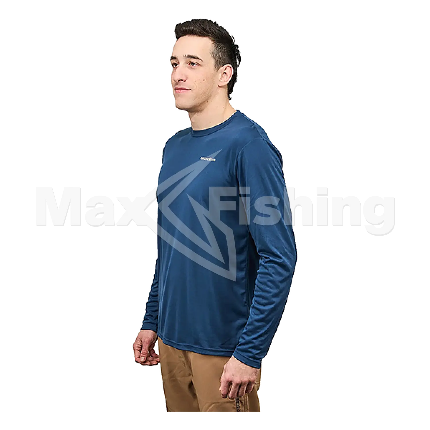 Лонгслив Grundens Drift Boat LS Tech Tee S Blue Abyss