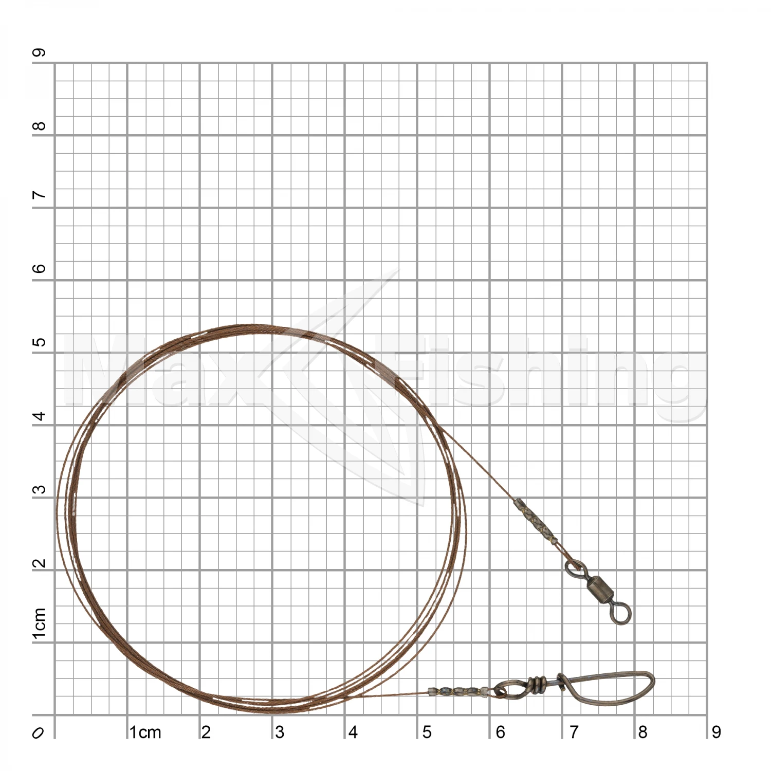 Поводок Metsui Camo Wire Leader AFW 7x7 18кг 100см