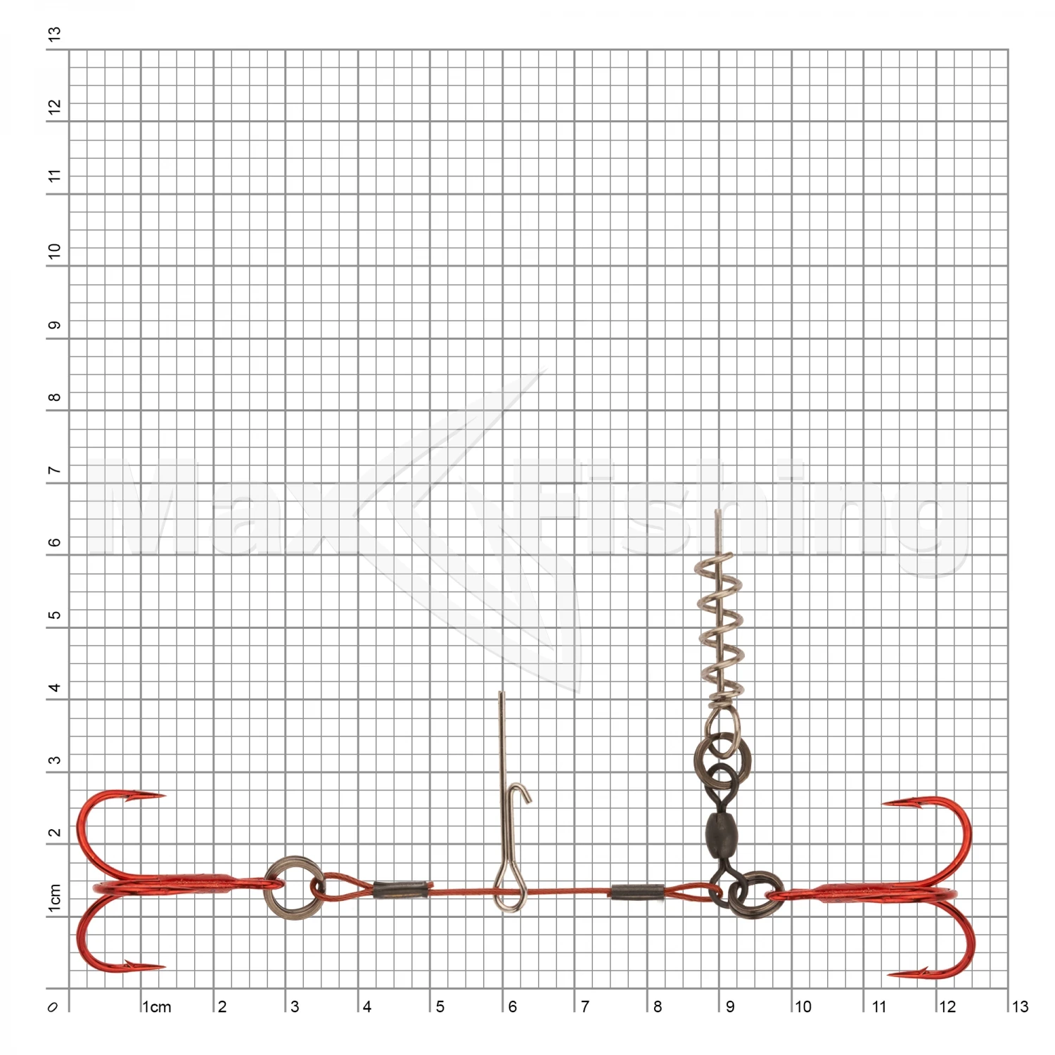 Стингер Savage Gear Carbon49 Corkscrew Double Stinger #1