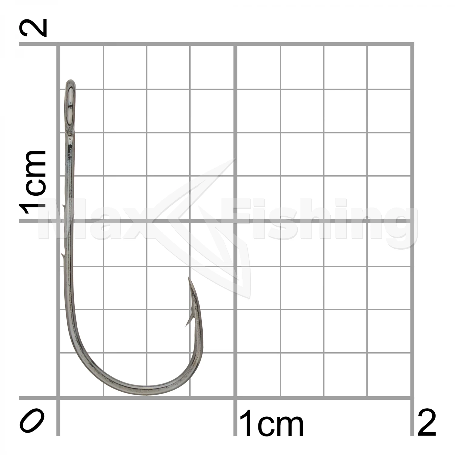 Крючок одинарный Metsui Fish Game Barbed black nikel #8 (12шт)