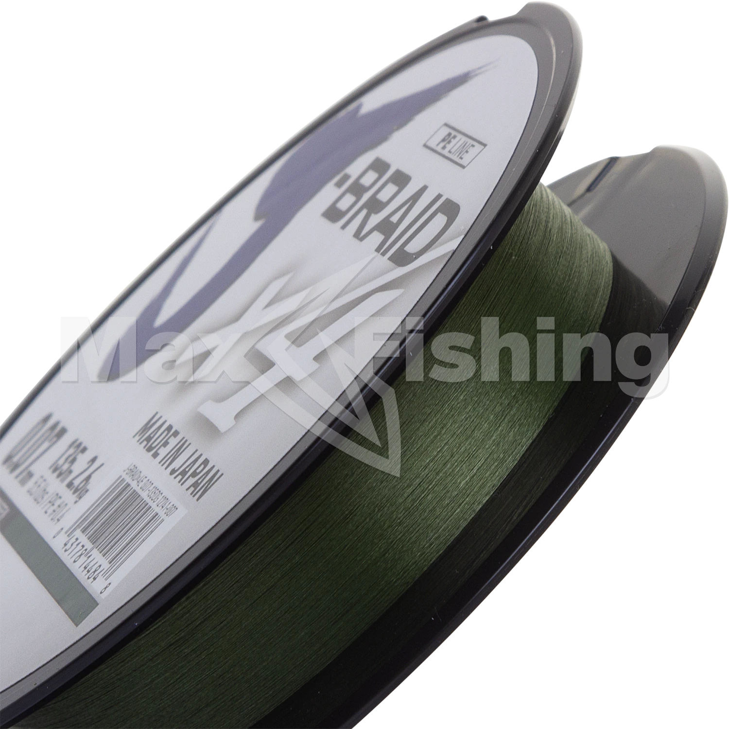 Шнур плетеный Daiwa J-Braid X4E #0,4 0,07мм 135м (dark green)