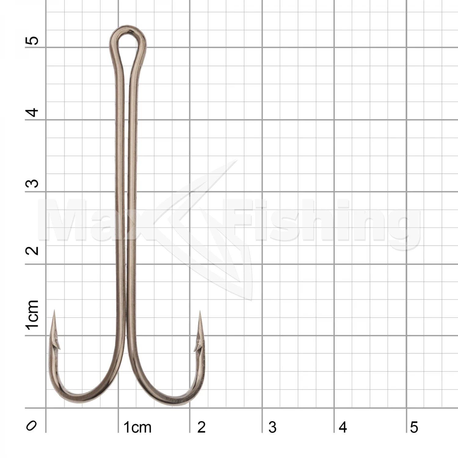 Крючок двойной Jig It M-Long Double Hooks #2/0 Black Nickel (10шт)