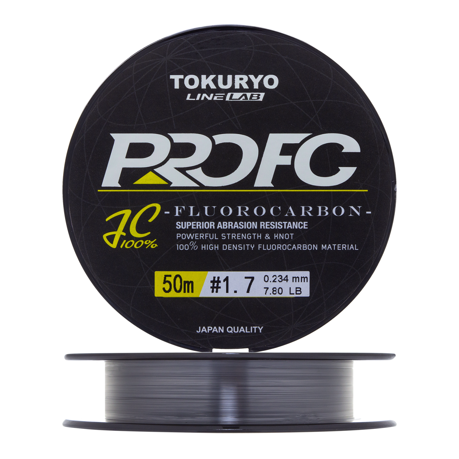 Флюорокарбон Tokuryo Fluorocarbon Pro FC #1,7 50м (clear)