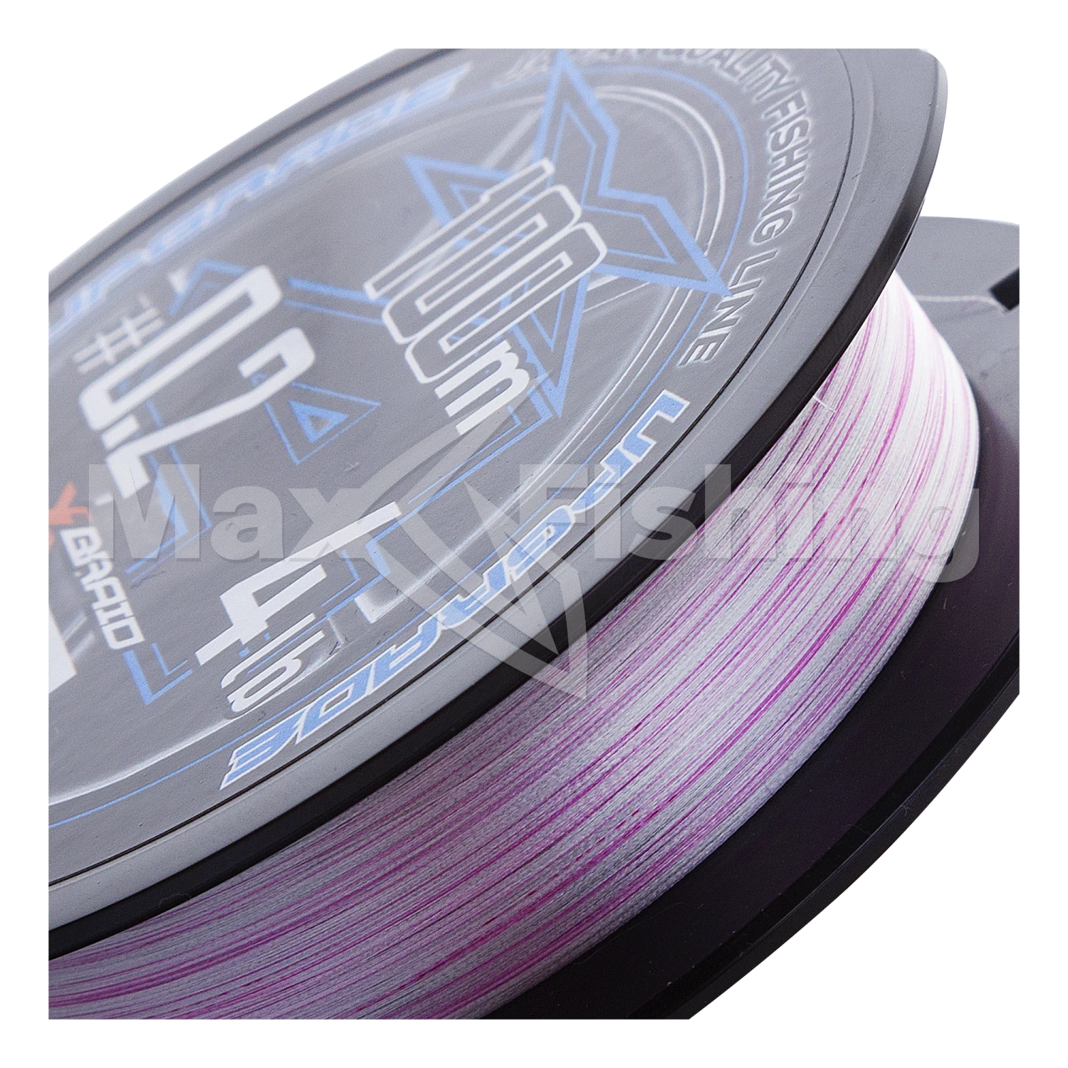Шнур плетеный YGK X-Braid Upgrade PE X4 #0,2 0,074мм 100м (pink/white)