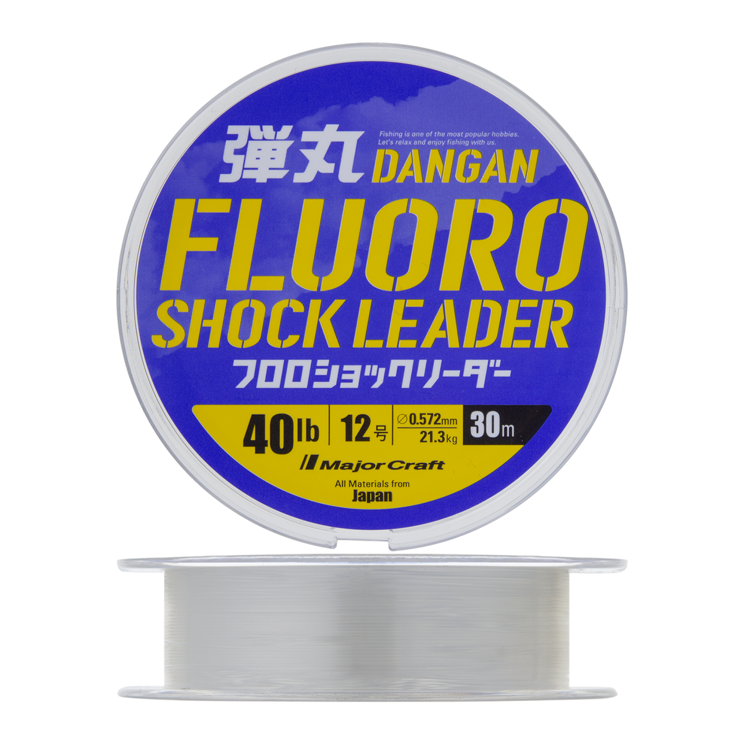 Флюорокарбон Major Craft Dangan Fluoro #12 0,572мм 30м (clear)