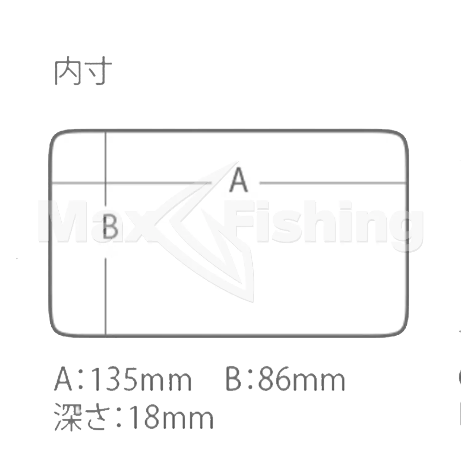 Коробка Meiho Reversible F-86 140x104x22 Clear/Blue