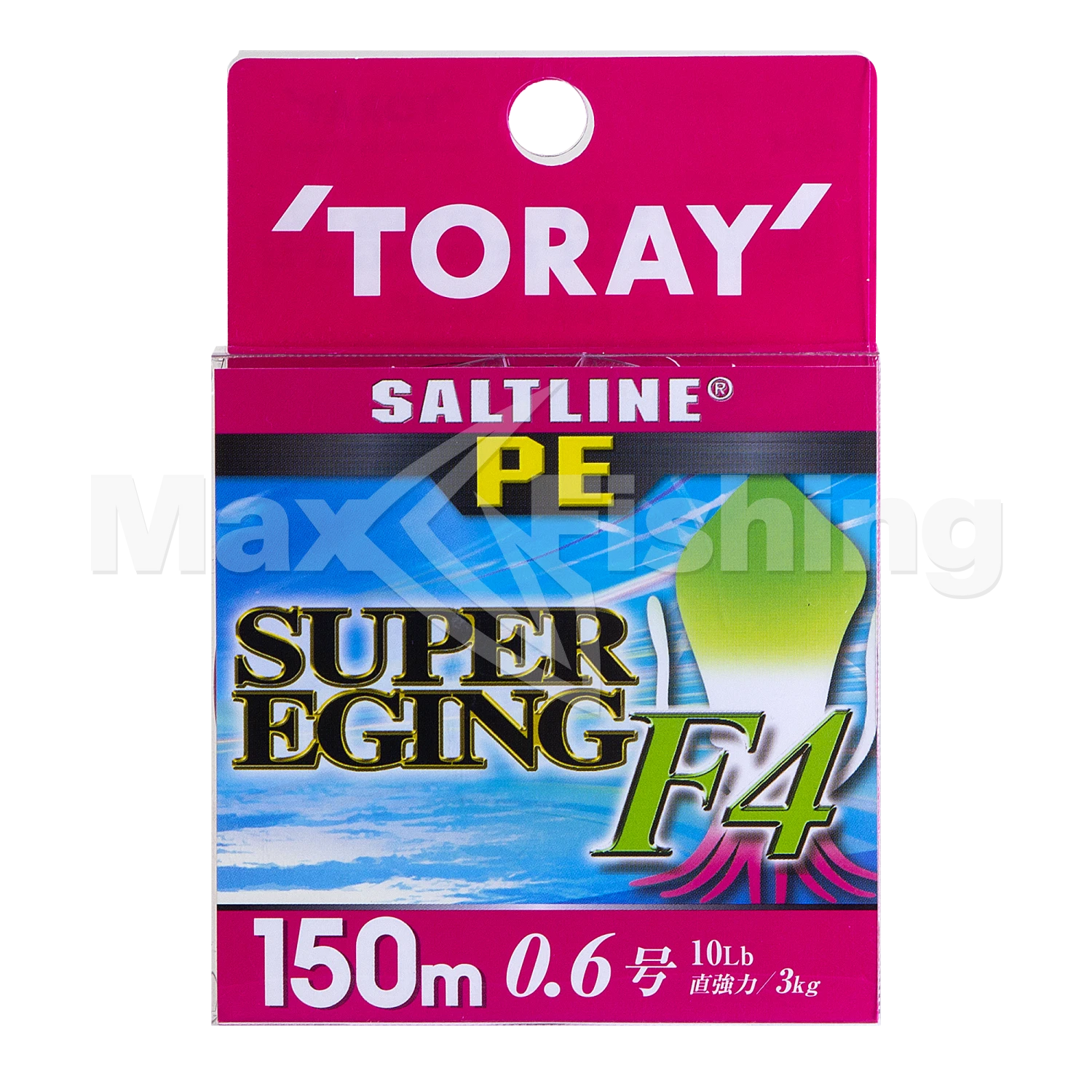 Шнур плетеный Toray Salt Line PE Super Egging F4 #0,6 150м (multicolor)