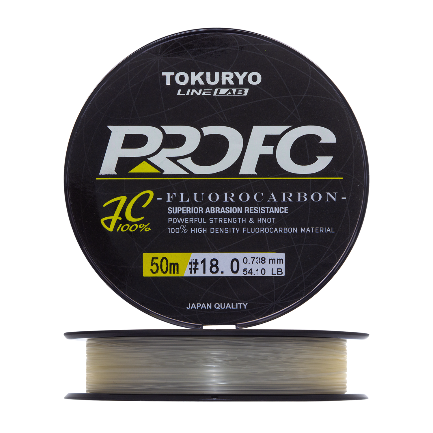 Флюорокарбон Tokuryo Fluorocarbon Pro FC #18 50м (clear)