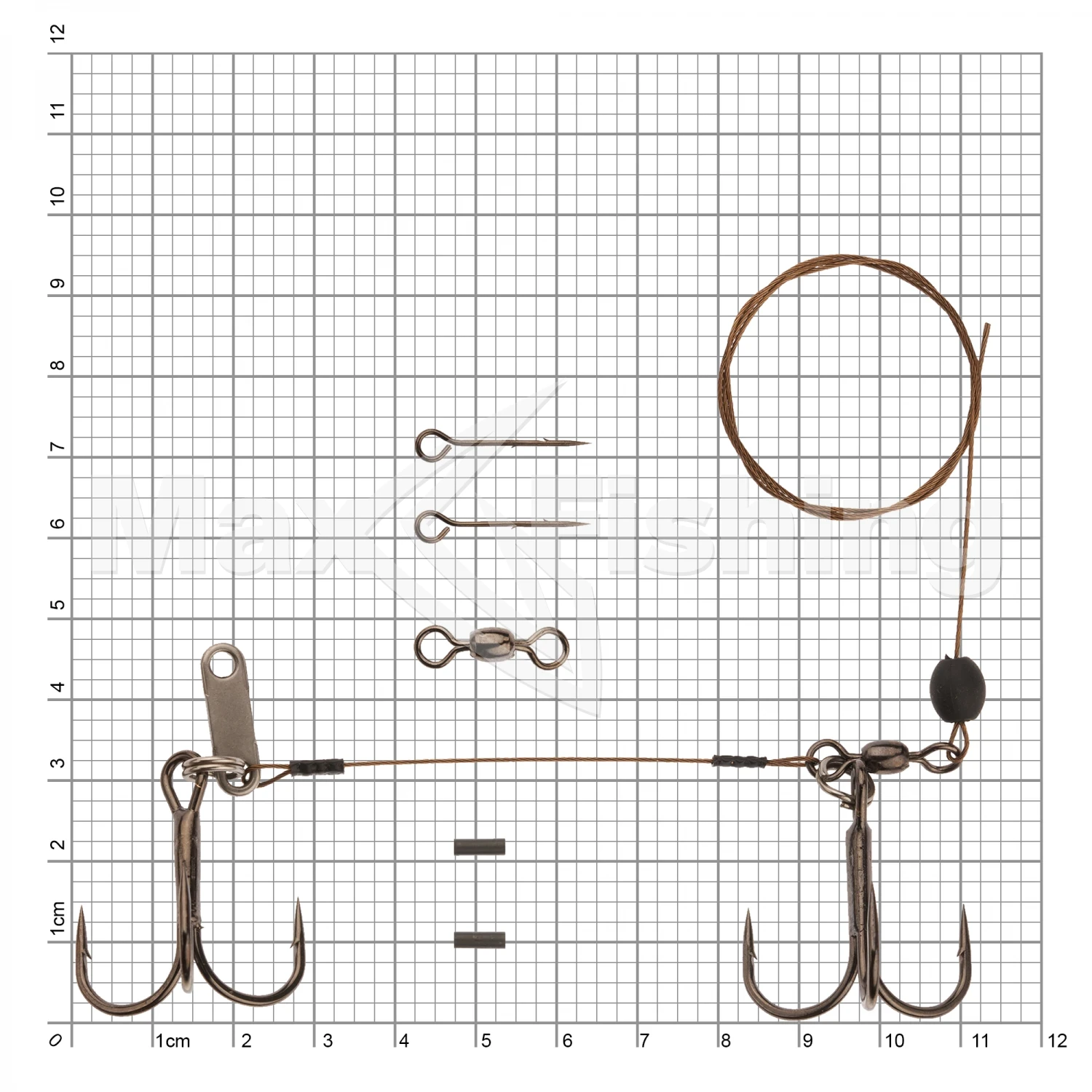 Стингер Westin Inline Rig 1x7 40см #1/0