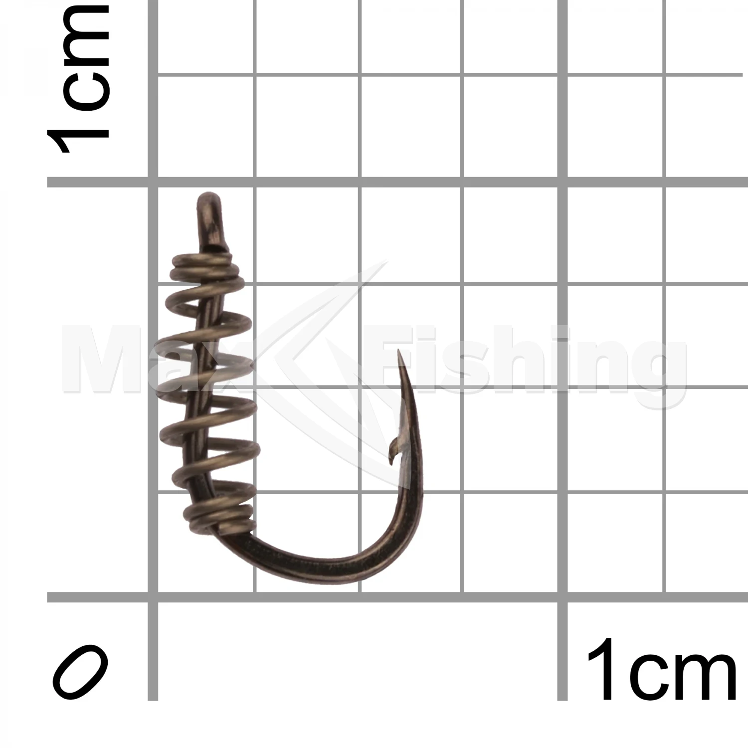 Крючок одинарный с пружинкой Saikyo Khs-10085 #2 (XS) (10шт)