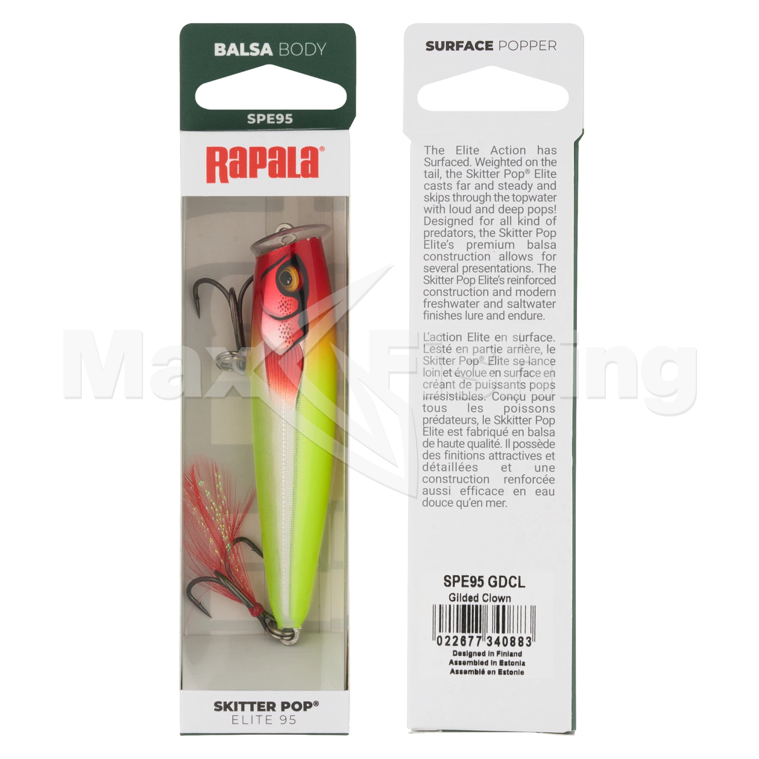 Воблер Rapala Skitter Pop Elite 95 #GDCL