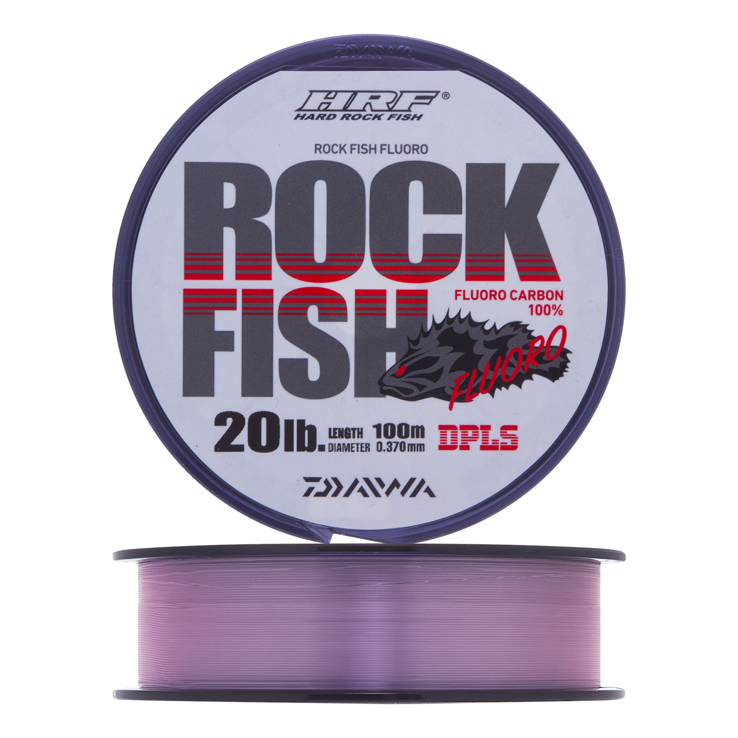Флюорокарбон Daiwa HRF Rockfish Fluoro #5 0,37мм 100м (stealth pink)