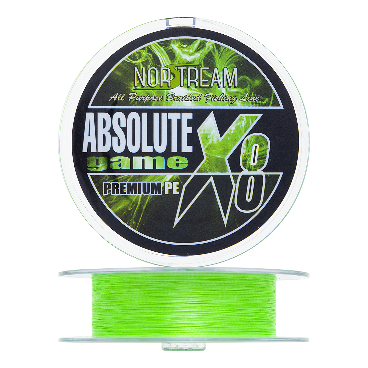 Шнур плетеный Norstream Absolute Game X8 #2,5 0,261мм 150м (fluo light green)