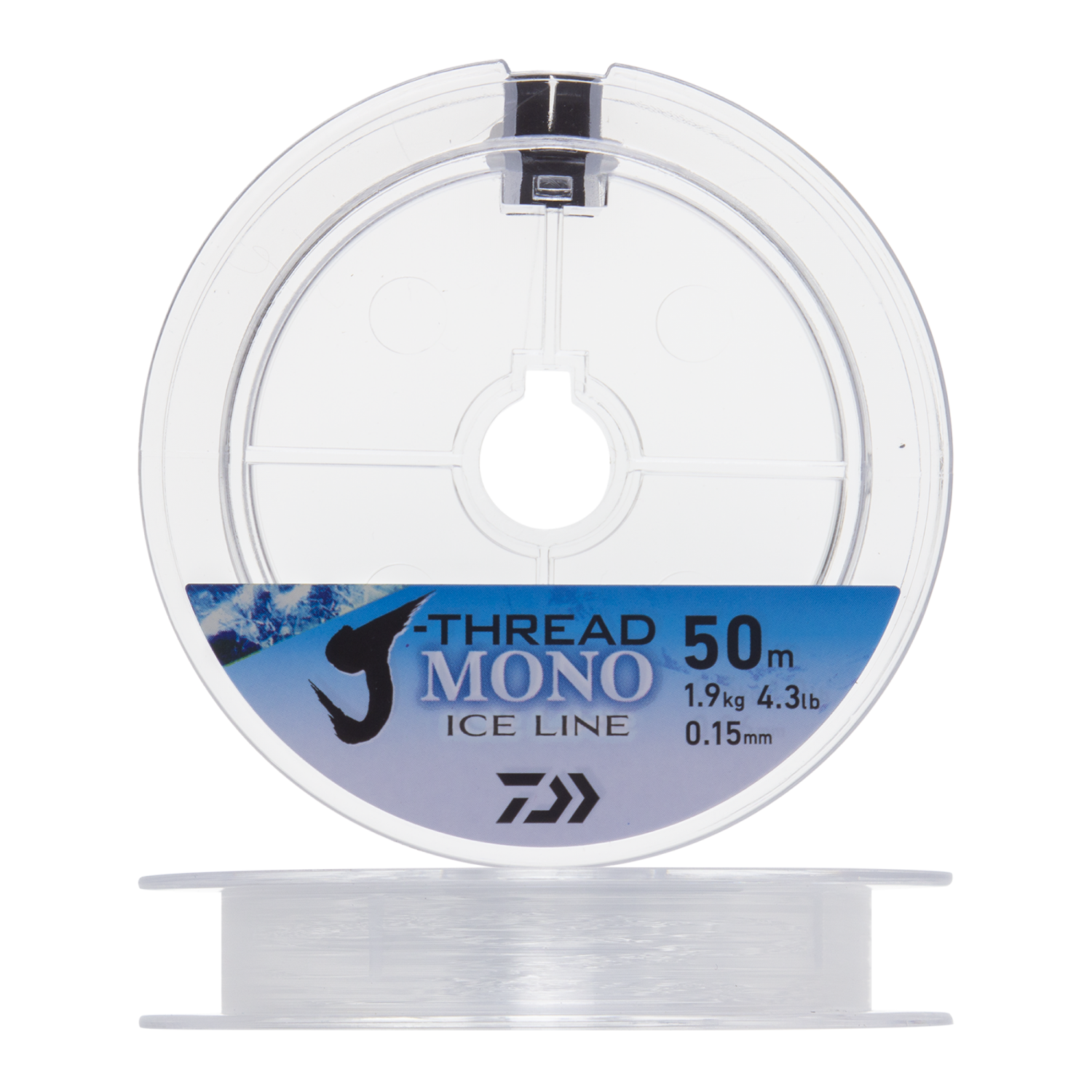 Леска монофильная Daiwa J-Thread Mono Ice Line 0,15мм 50м (clear)