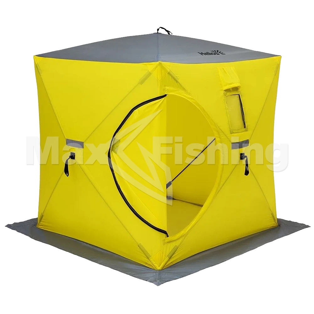 Палатка зимняя Helios Куб 1,5х1,5 Yellow/Gray