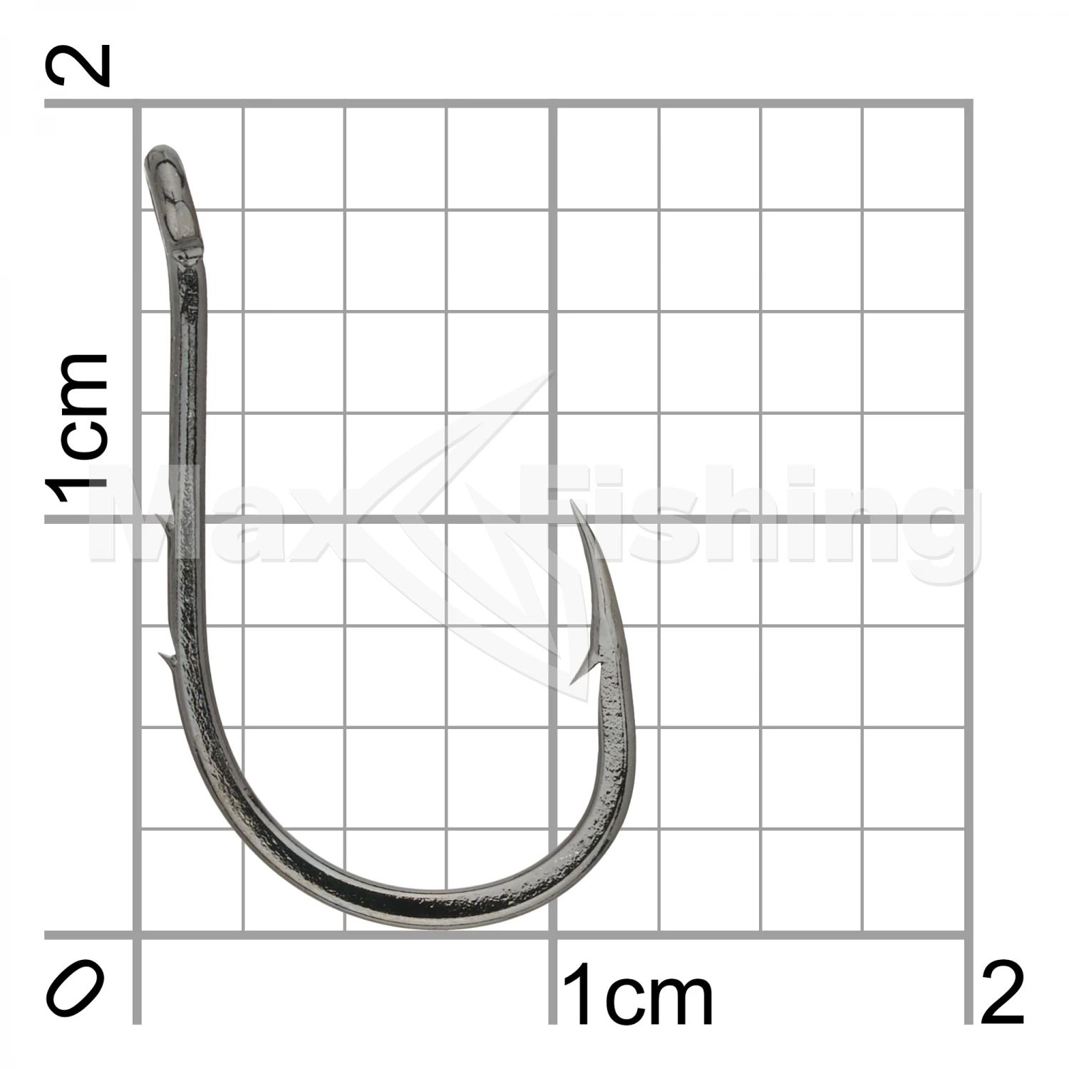 Крючок одинарный Metsui Okiami Chinu #4 black nikel (12шт)