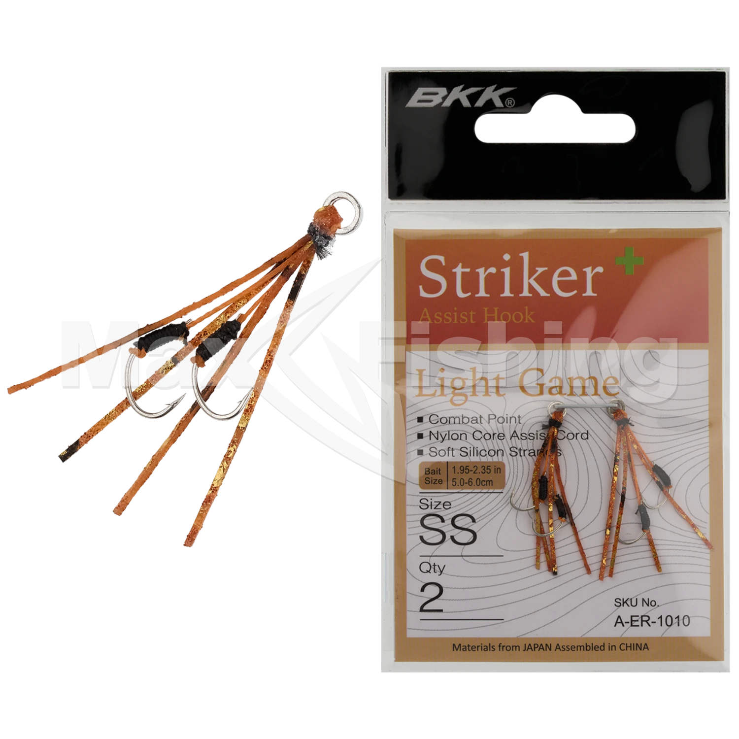 Крючок-ассист спарка BKK Striker+ #12 (XS) (2 пары)