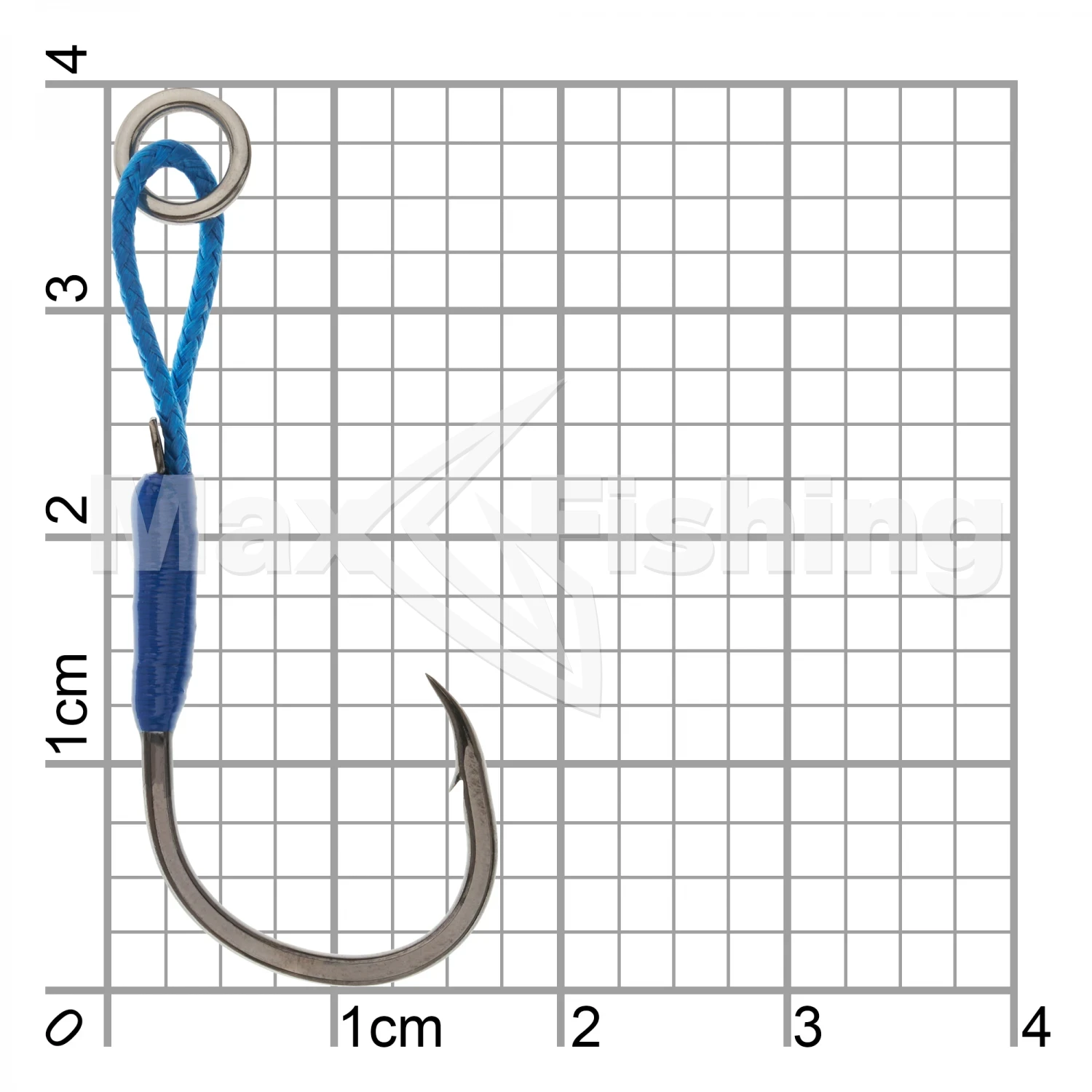 Крючок-ассист Hearty Rise Micro Jigging Assist Hook MJA-10 #1/0 (LL) (4шт)