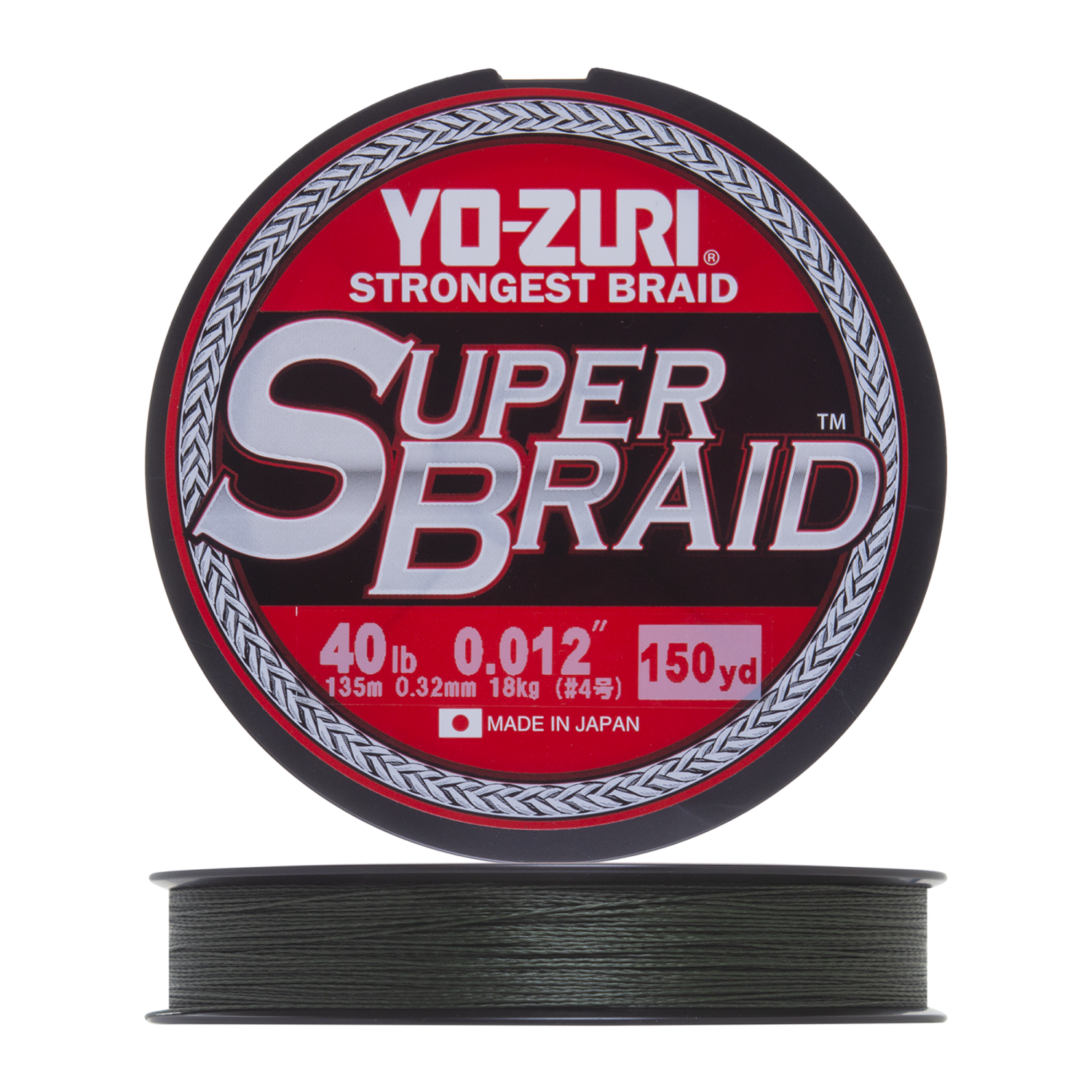 Шнур плетеный Yo-Zuri PE Superbraid 0,32мм 135м (dark green)