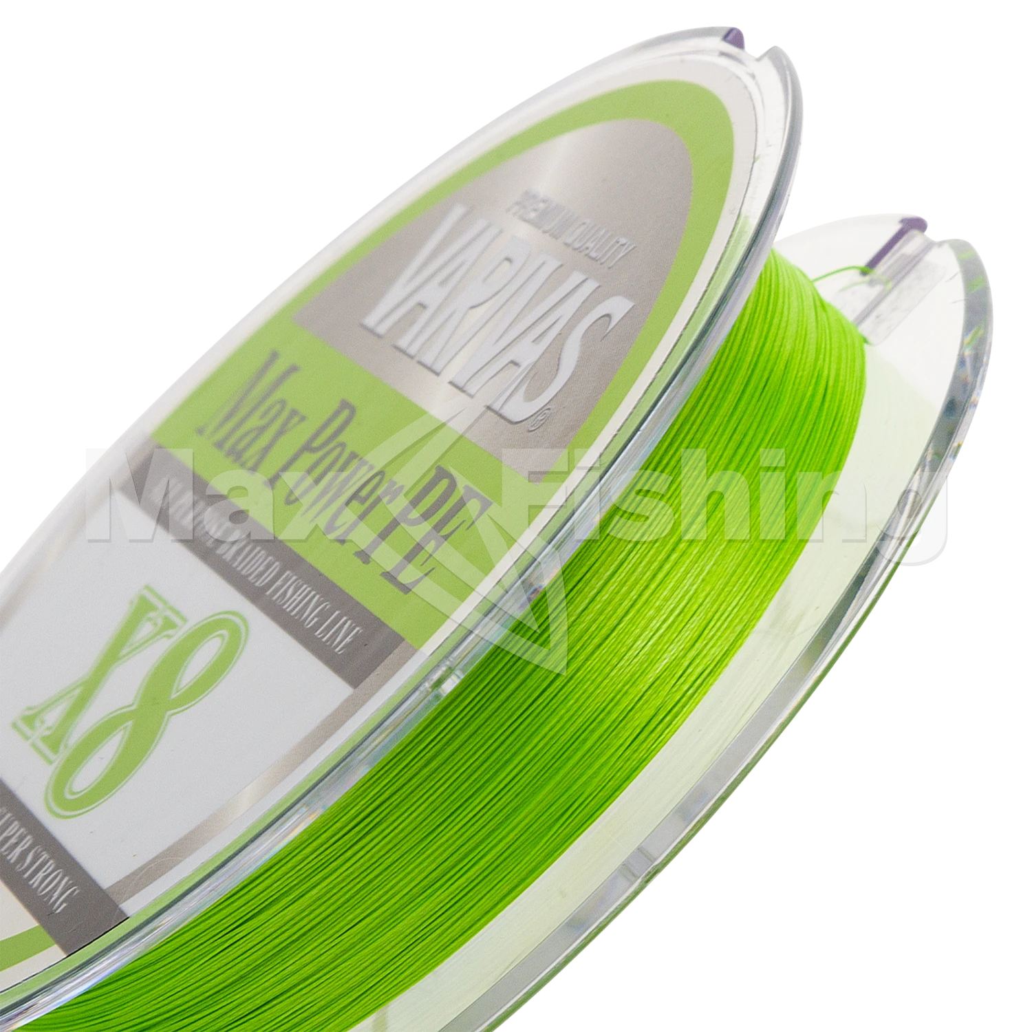 Шнур плетеный Varivas Max Power PE X8 #2 0,235мм 200м (lime green)