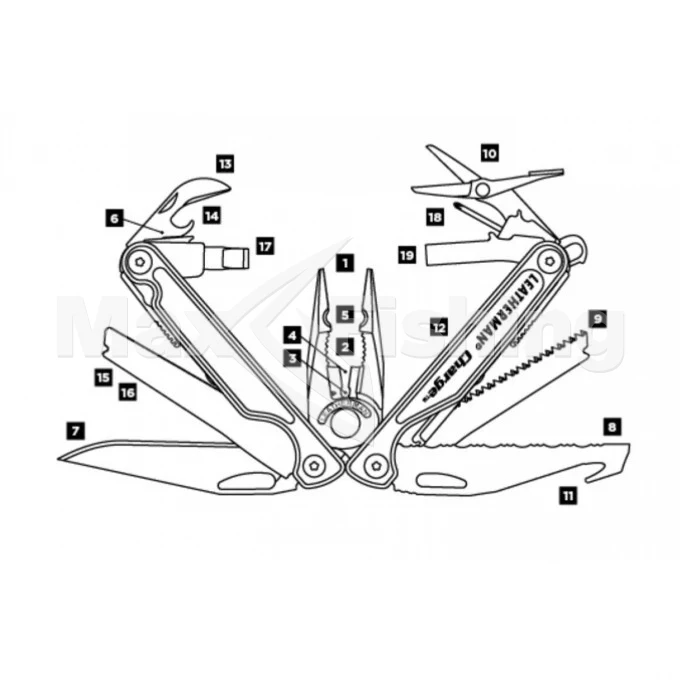 Мультитул Leatherman Charge Plus TTI серебристый