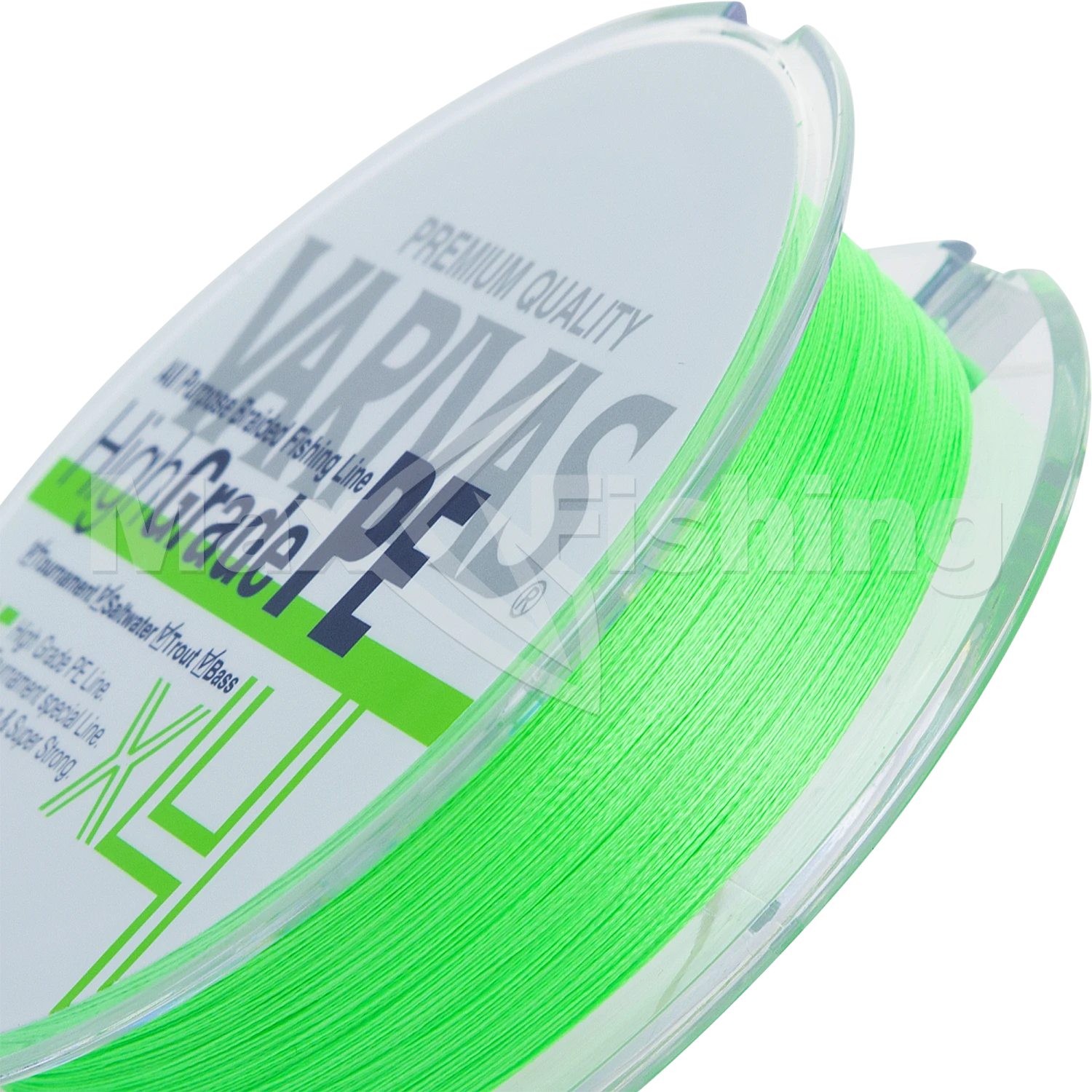 Шнур плетеный Varivas High Grade PE X4 #0,8 0,148мм 150м (flash green)
