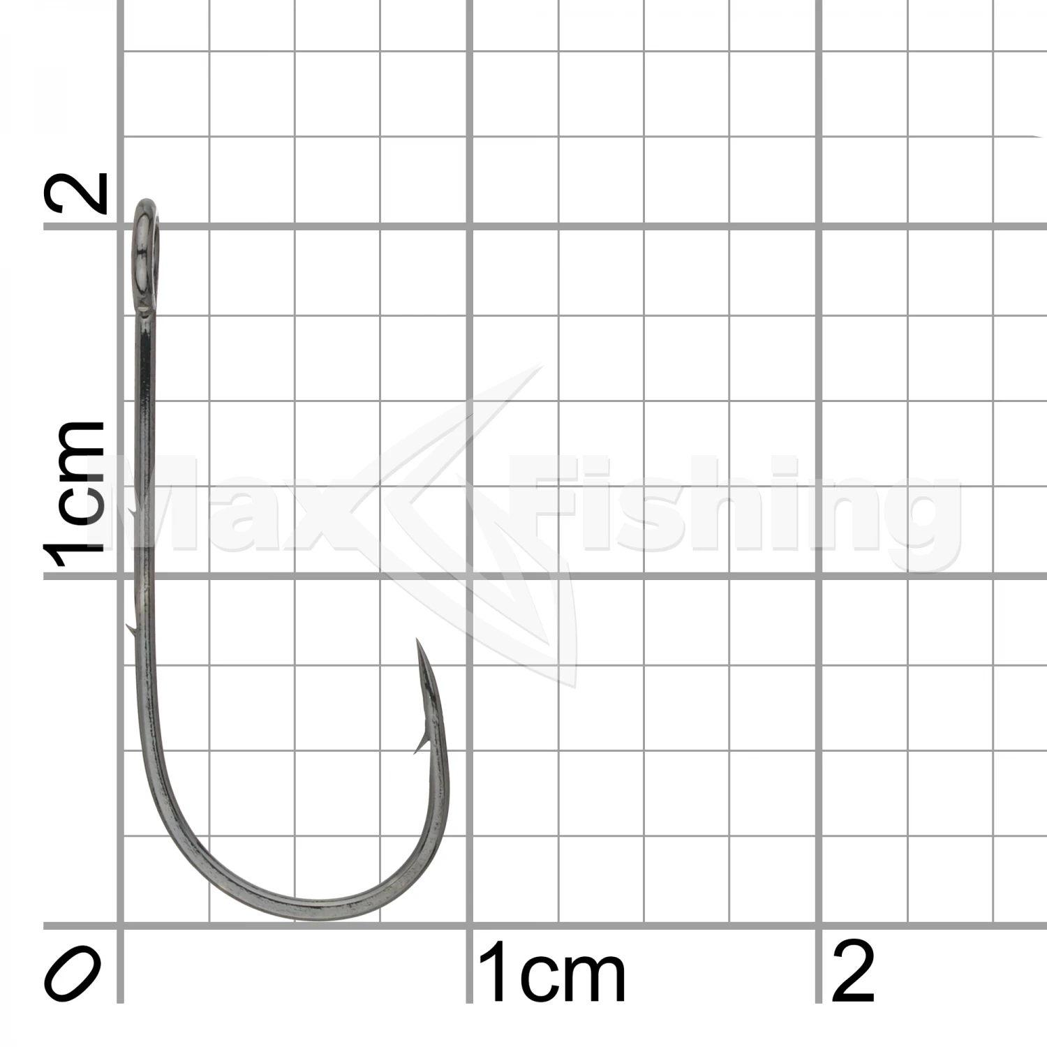 Крючок одинарный Metsui Fish Game Barbed #6 black nikel (12шт)