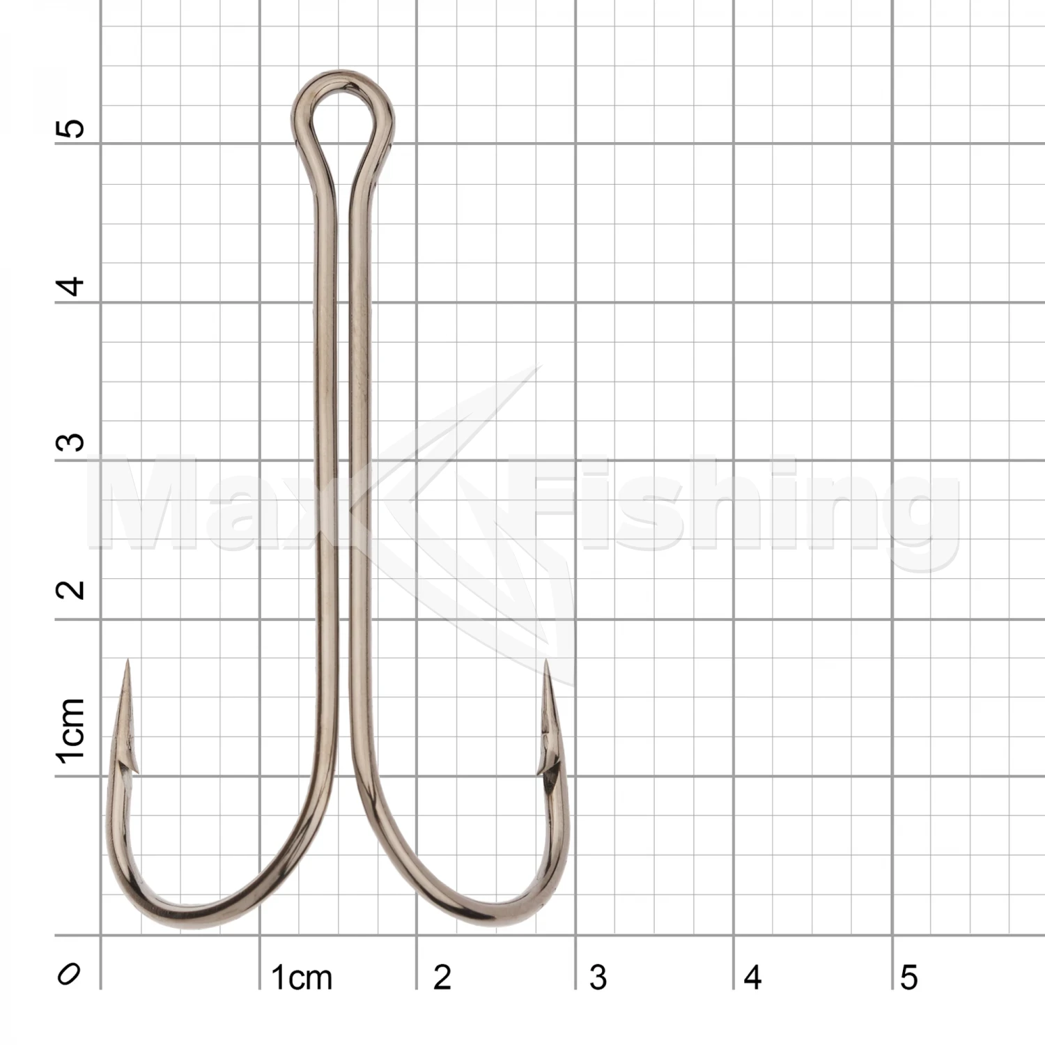 Крючок двойной Jig It Long Double Hooks #5/0 Black Nickel (10шт)