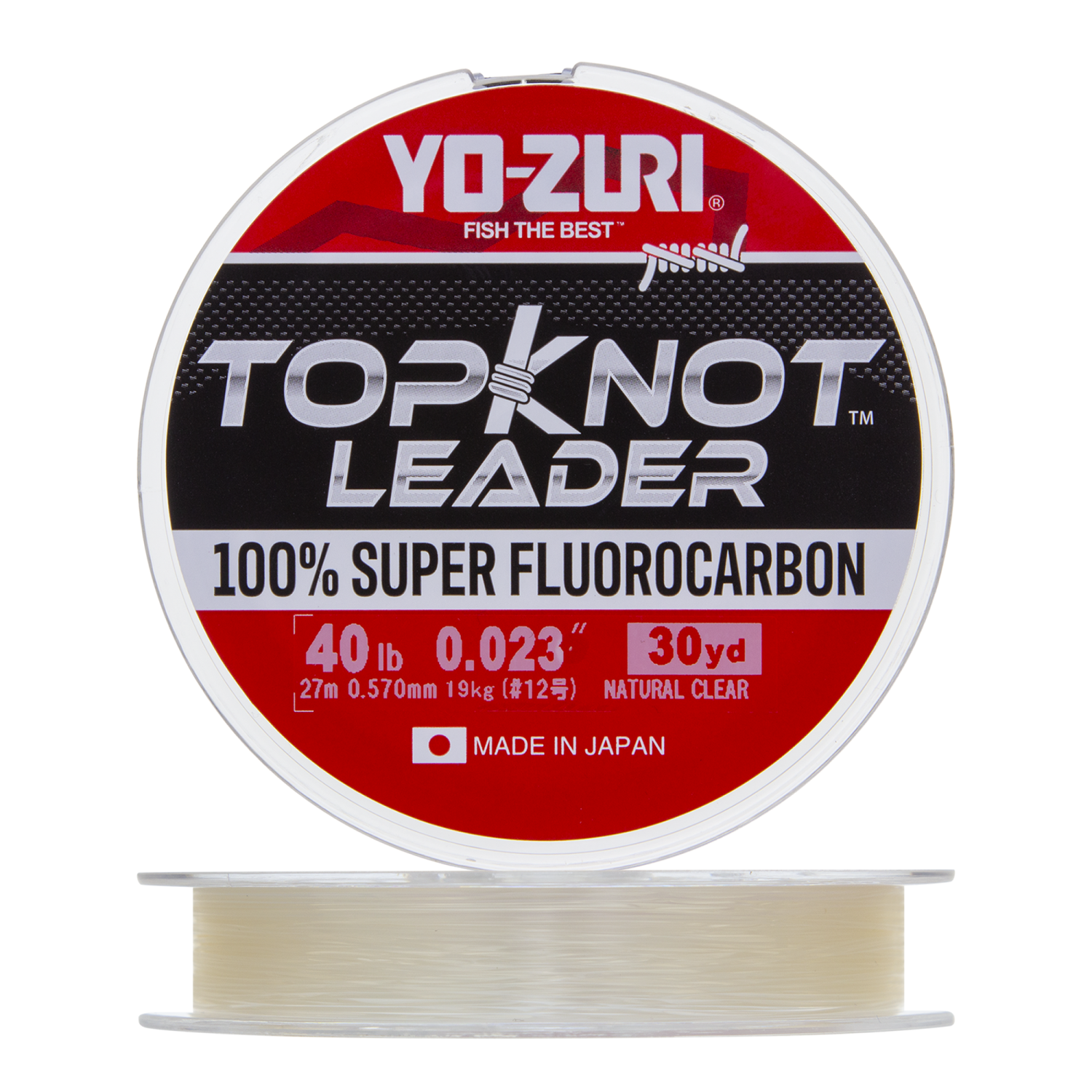 Флюорокарбон Yo-Zuri Topknot Leader Fluorocarbon 100% 0,570мм 27м (natural clear)