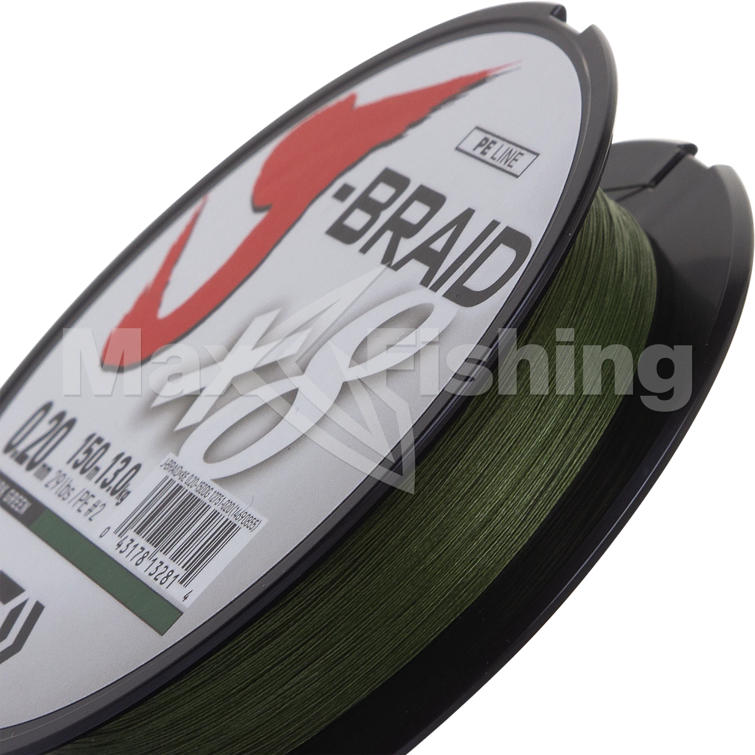 Шнур плетеный Daiwa J-Braid X8 #2 0,20мм 150м (dark green)