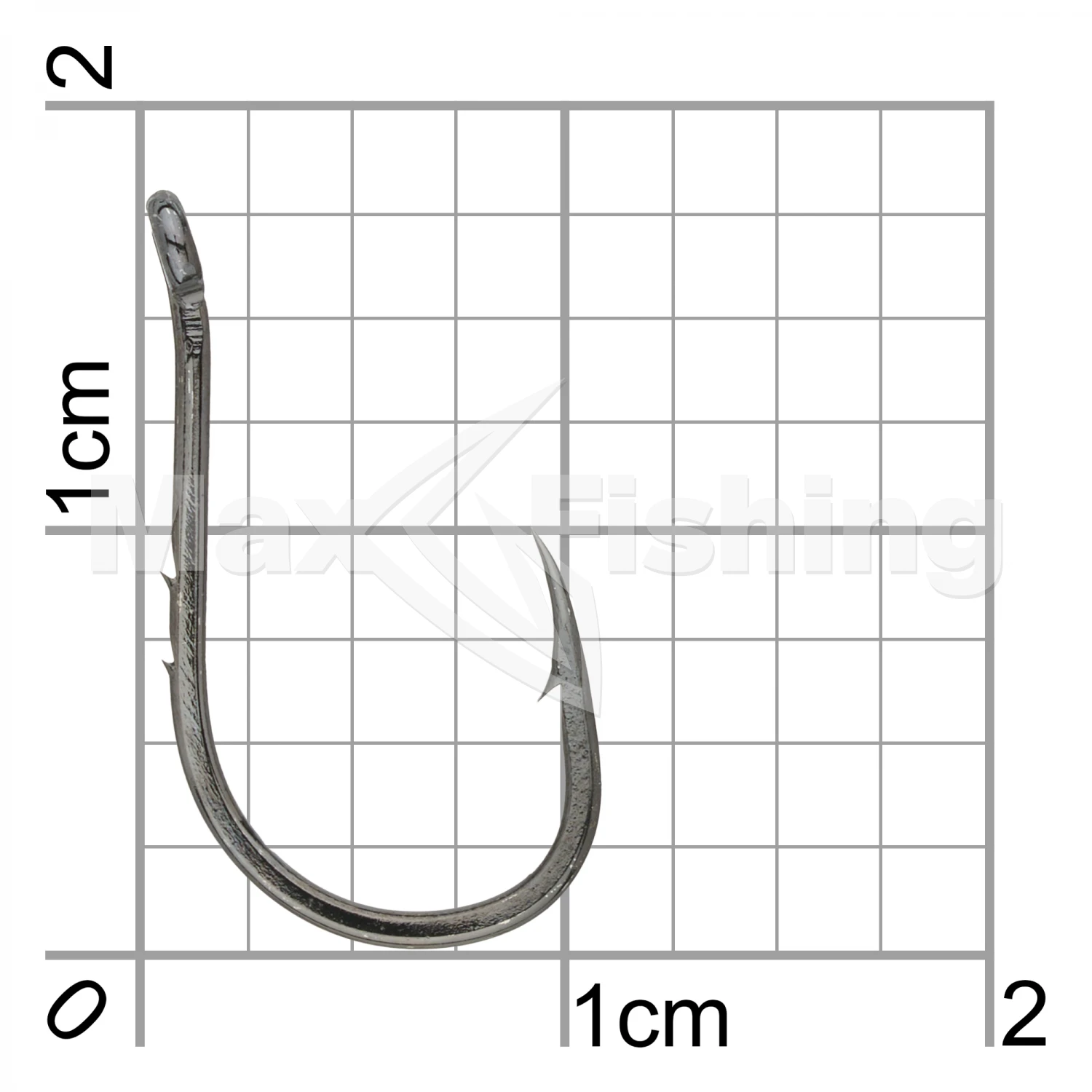 Крючок одинарный Metsui Okiami Chinu #6 black nikel (12шт)