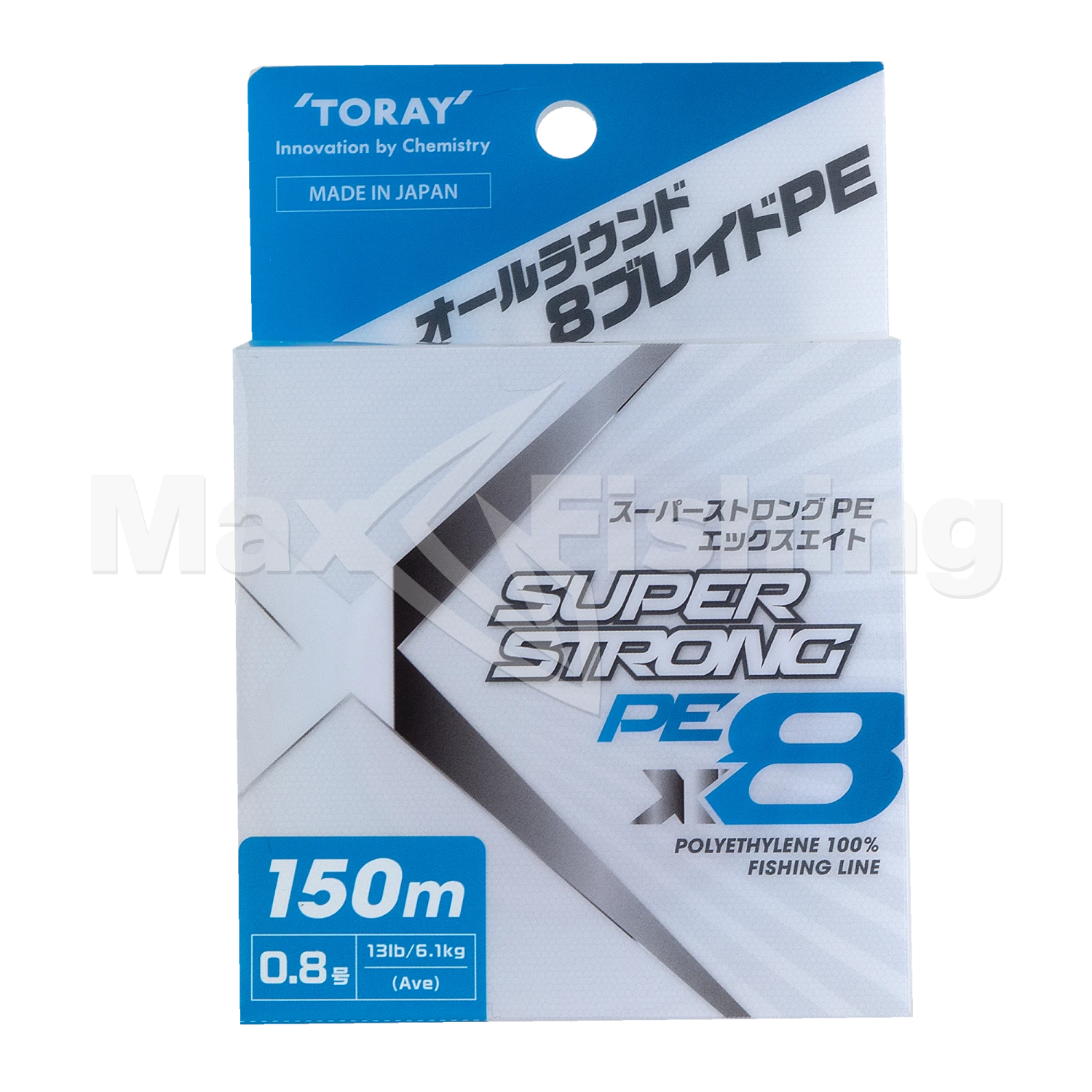 Шнур плетеный Toray Super Strong PE X8 #0,8 150м (multicolor)