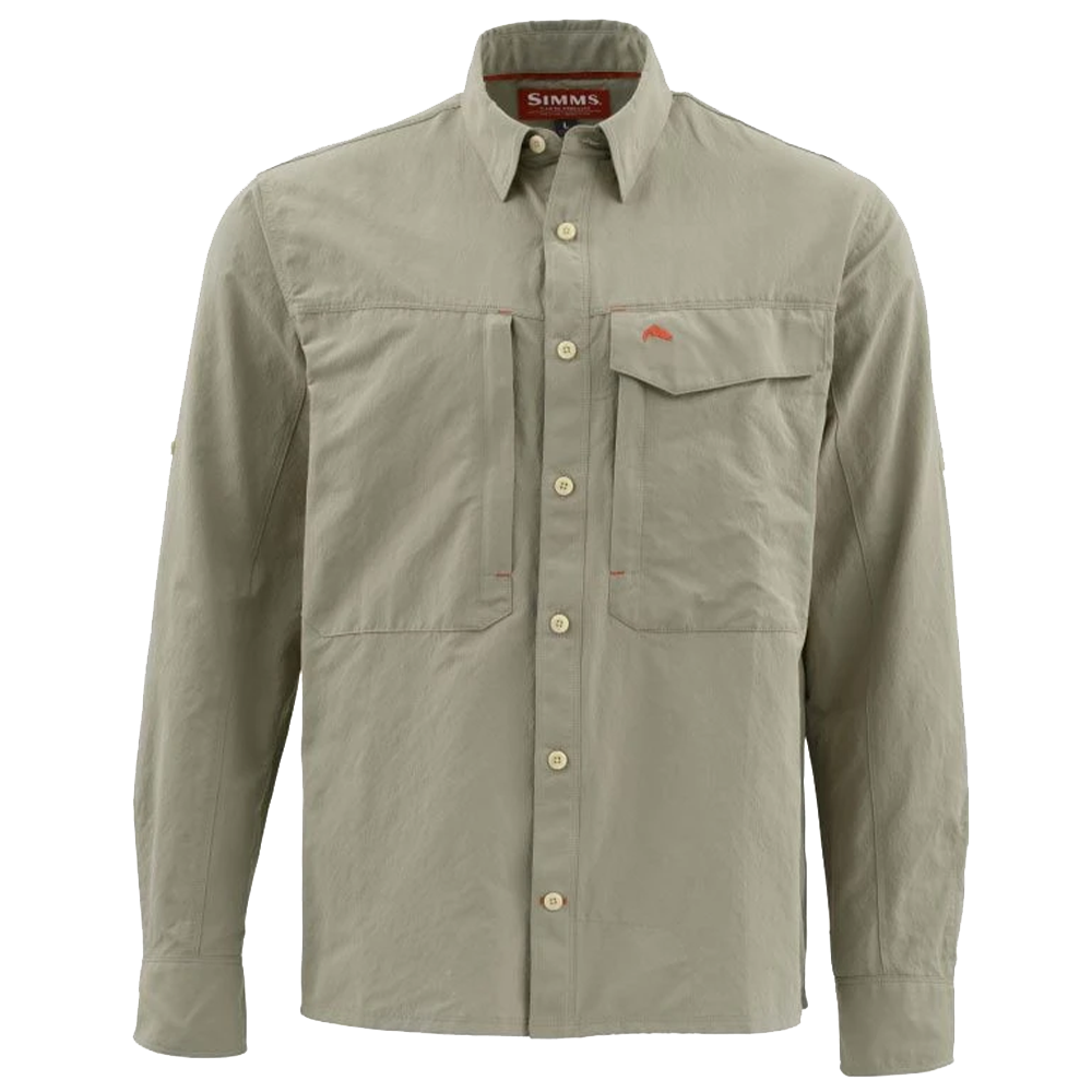 Рубашка Simms Guide LS Shirt - Solid 3XL Dark Khaki