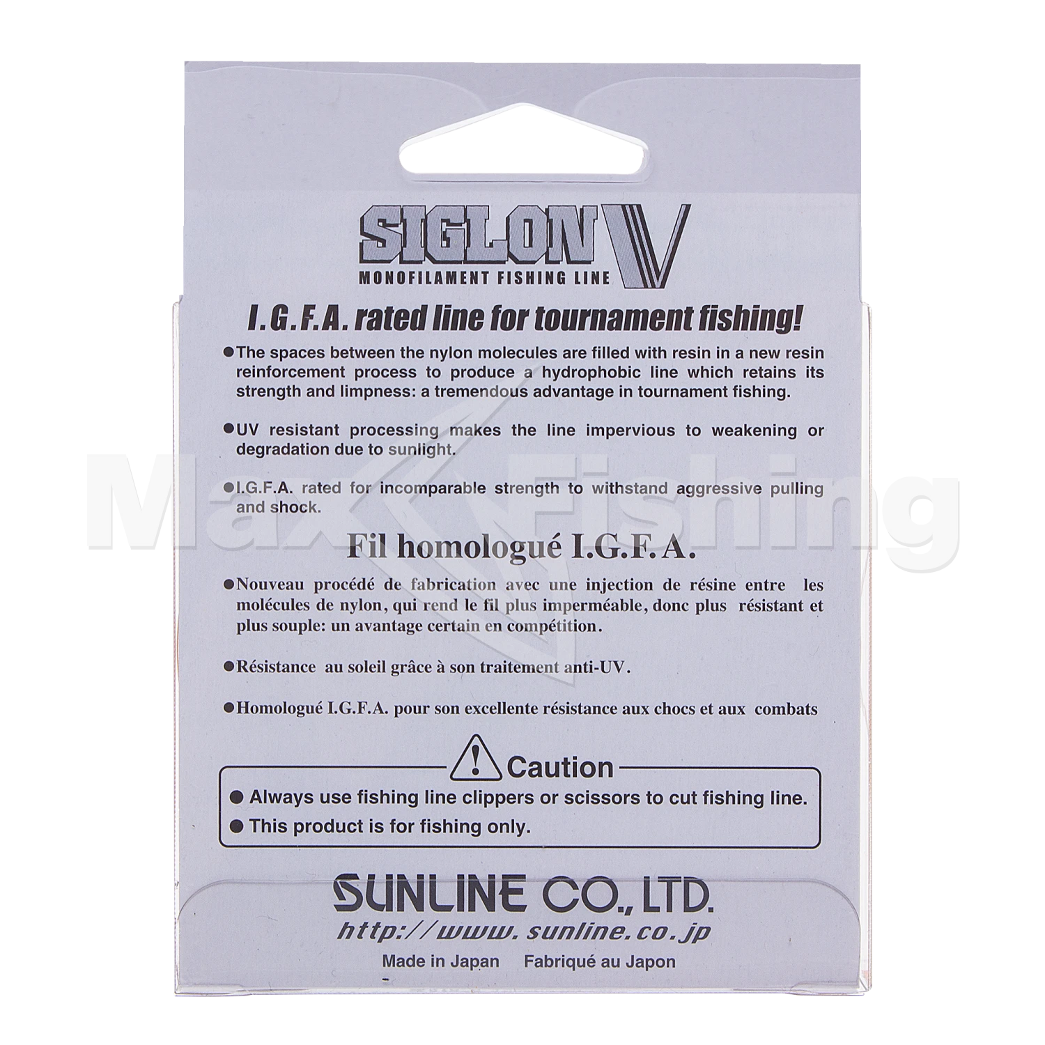 Леска монофильная Sunline Siglon V #5,0 0,370мм 100м (clear)