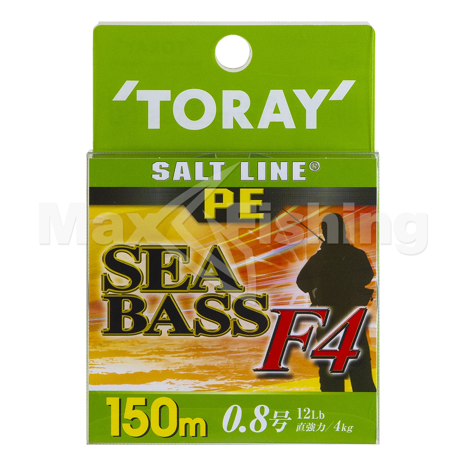 Шнур плетеный Toray Salt Line PE Sea Bass F4 #0,8 150м (green)