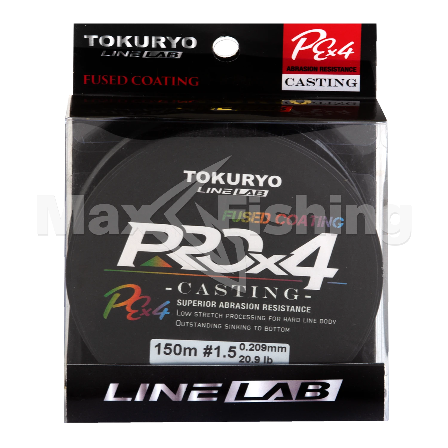 Шнур плетеный Tokuryo Pro PE X4 #1,5 0,209мм 150м (5color)