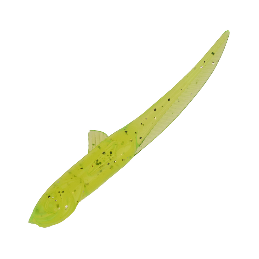 Приманка силиконовая Ojas NanoGlide 57мм Рак/рыба #Chartreuse tr
