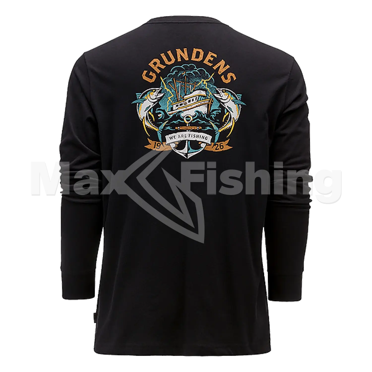 Лонгслив Grundens Tuna Tattoo LS T-Shirt S Black