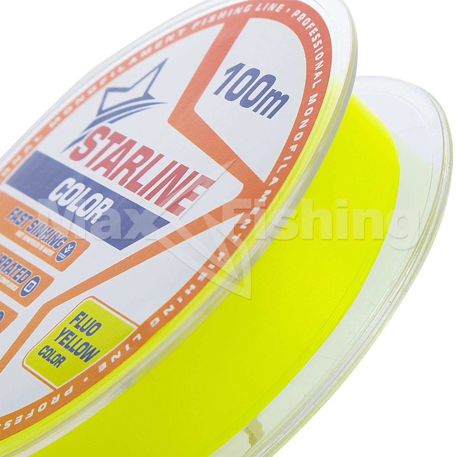 Леска монофильная IAM Starline 0,309мм 100м (fluo yellow)