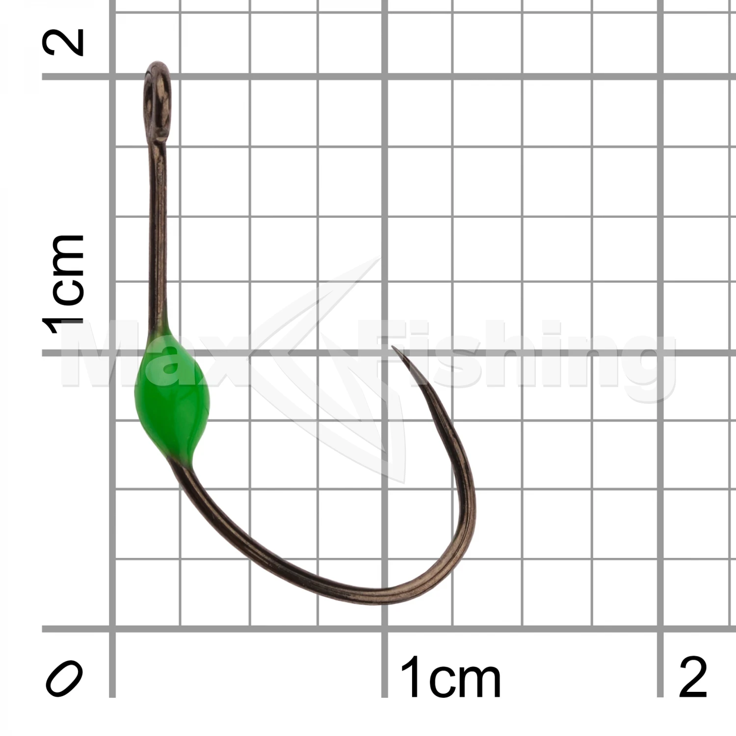 Крючок одинарный LureMax Trout LT37B #6 Green (10шт)