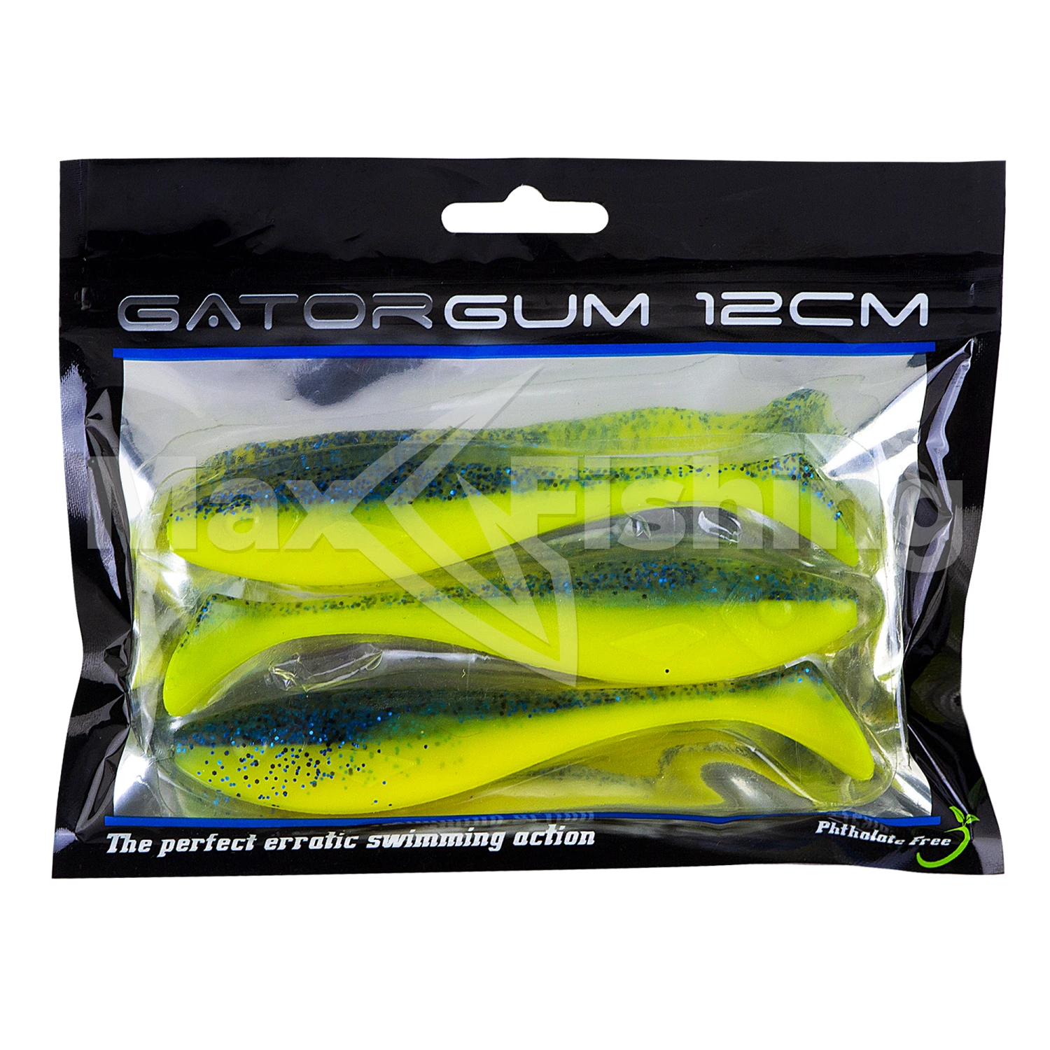 Приманка силиконовая Gator Gum 12см #SlimeGlitter