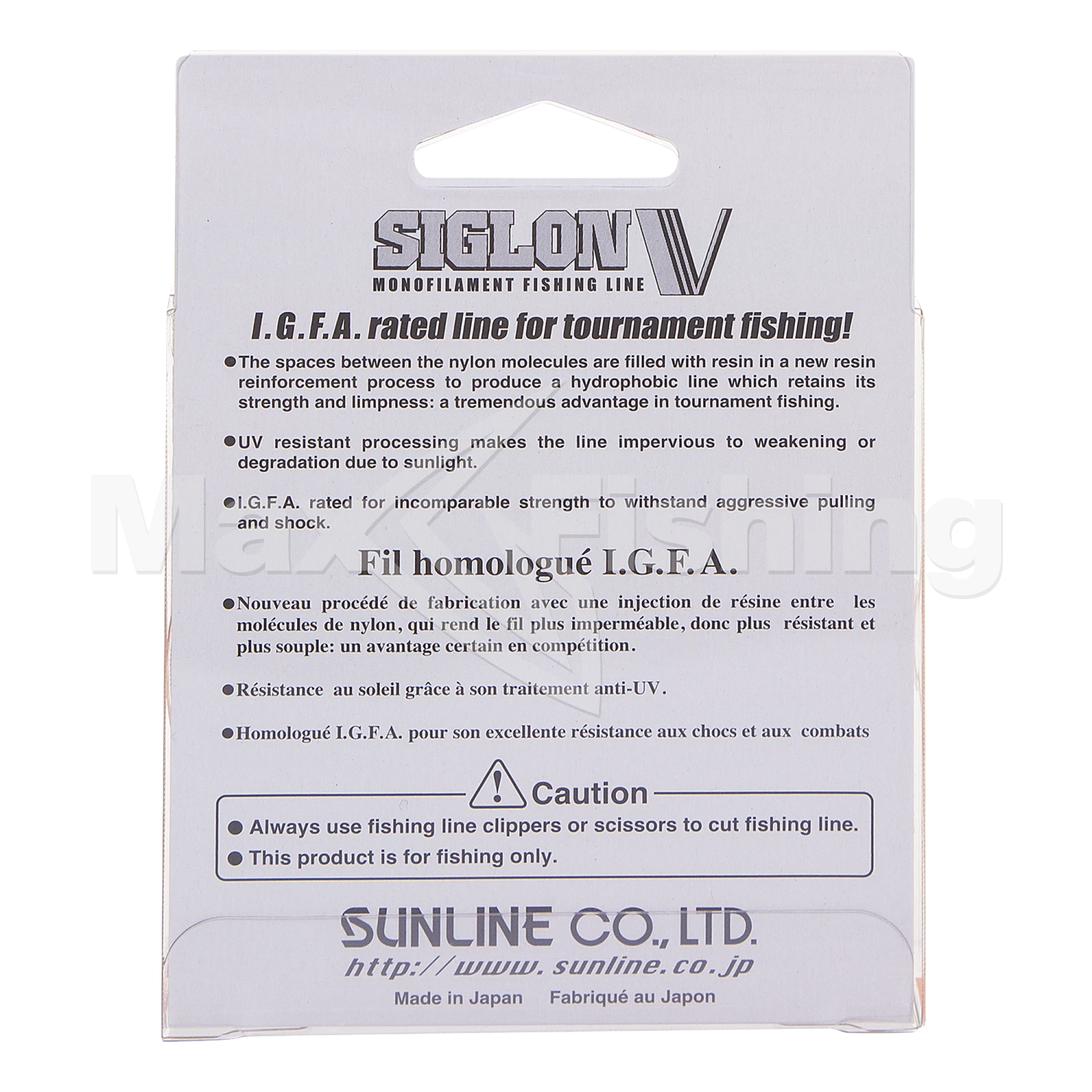 Леска монофильная Sunline Siglon V #6,0 0,405мм 100м (clear)