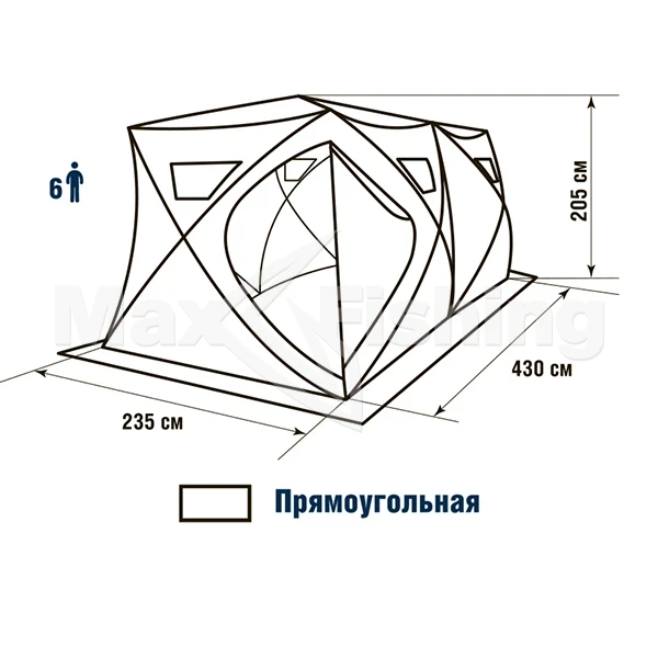 Палатка зимняя Higashi Double Pyramid