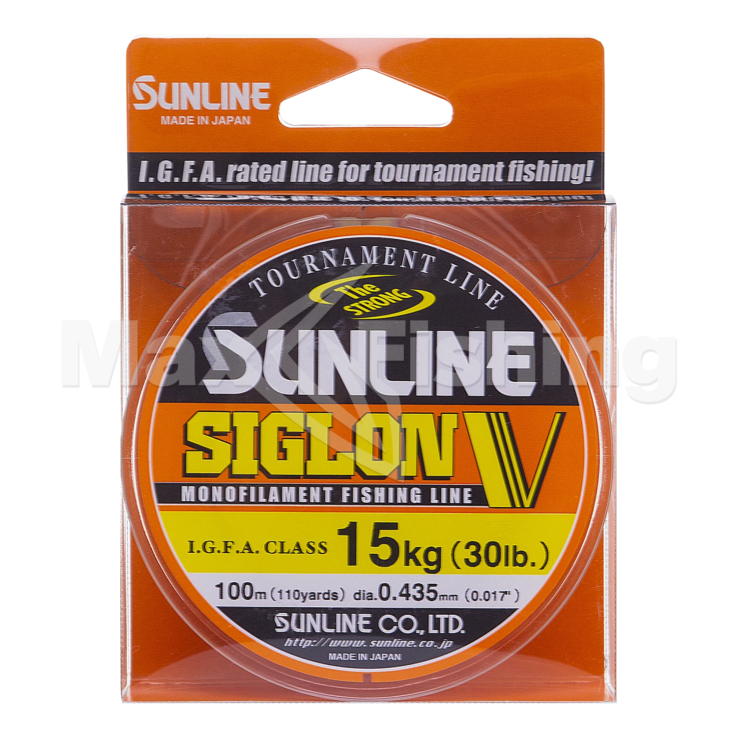 Леска монофильная Sunline Siglon V #7,0 0,435мм 100м (clear)