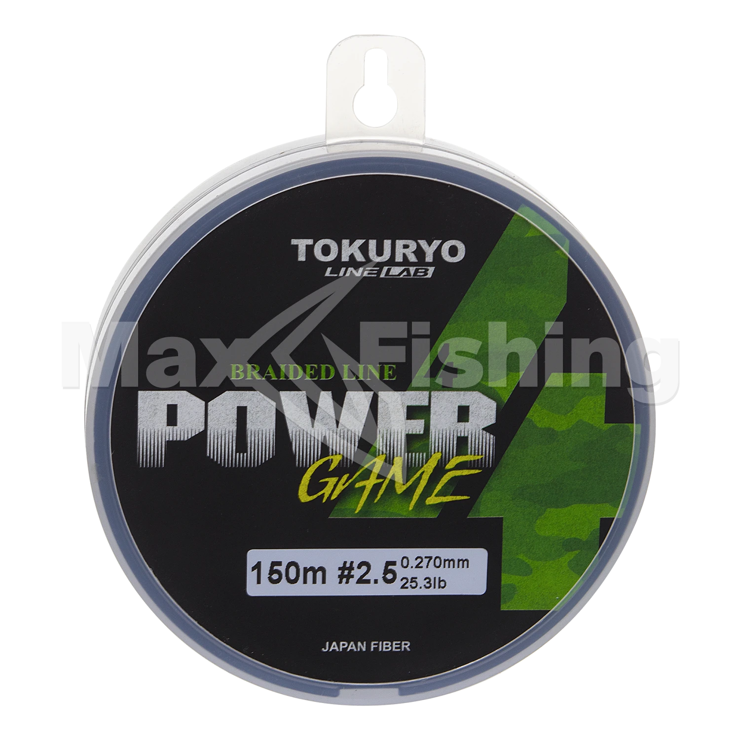 Шнур плетеный Tokuryo Power Game X4 #2,5 0,270мм 150м (5color)