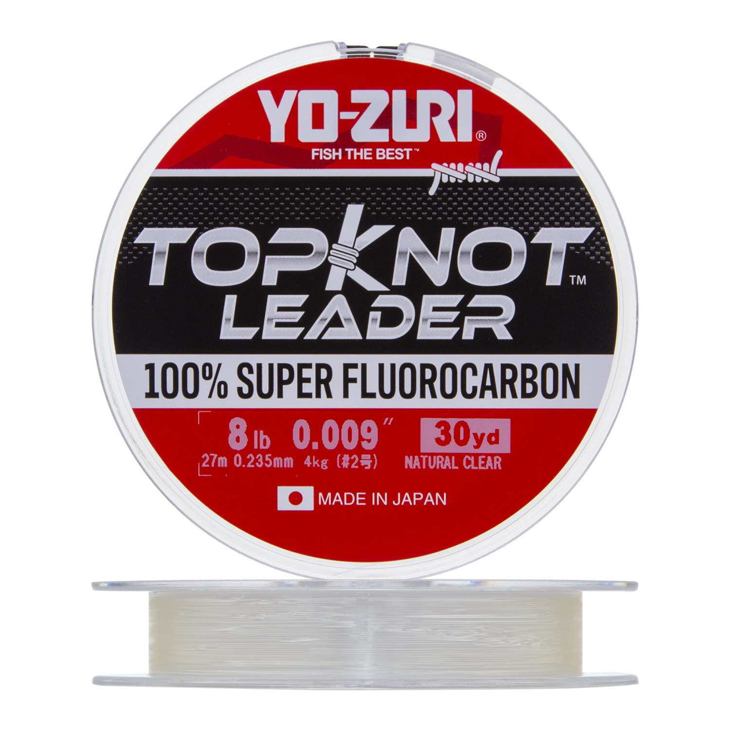 Флюорокарбон Yo-Zuri Topknot Leader Fluorocarbon 100% 0,235мм 27м (natural clear)