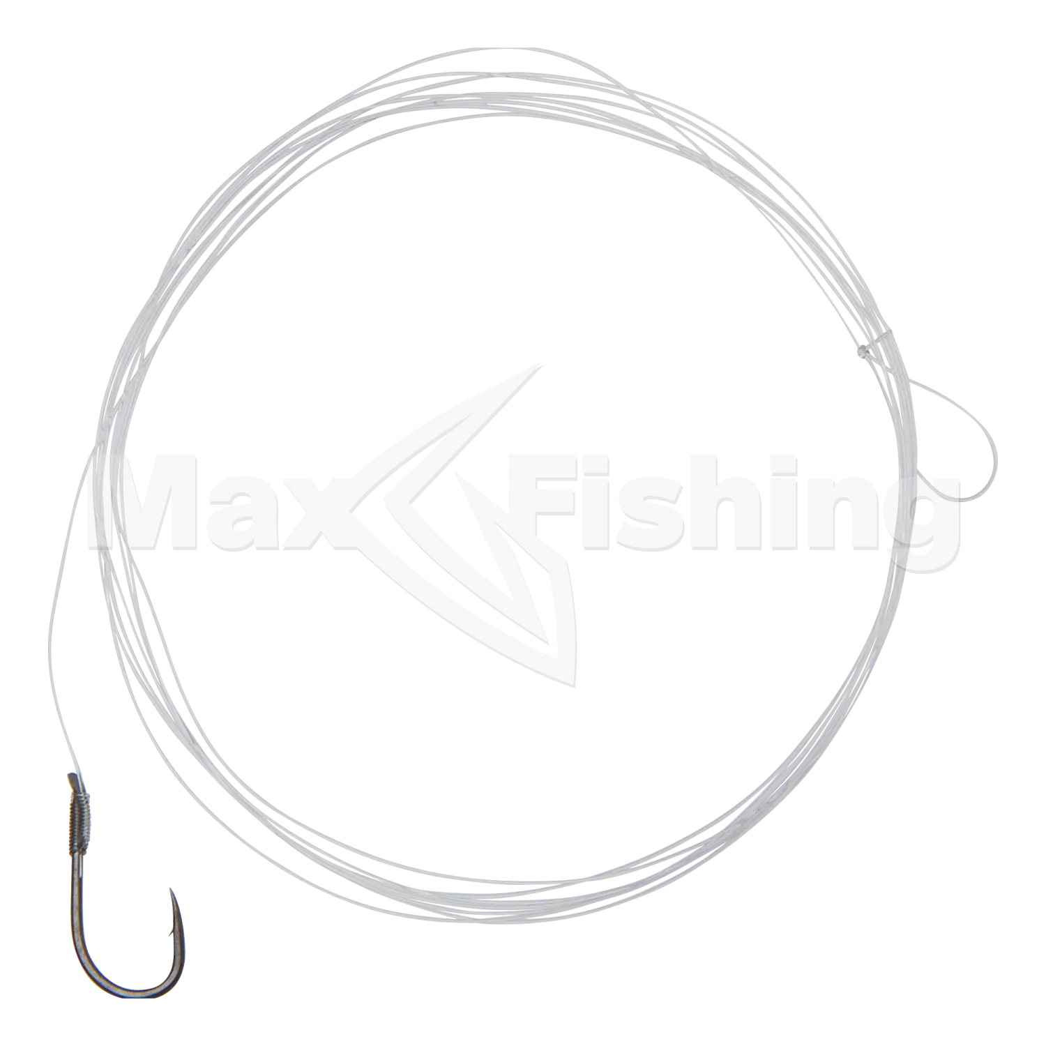 Крючок одинарный с поводком Garbolino Feeder Hooks To Nylon #16 0,12мм (10шт)