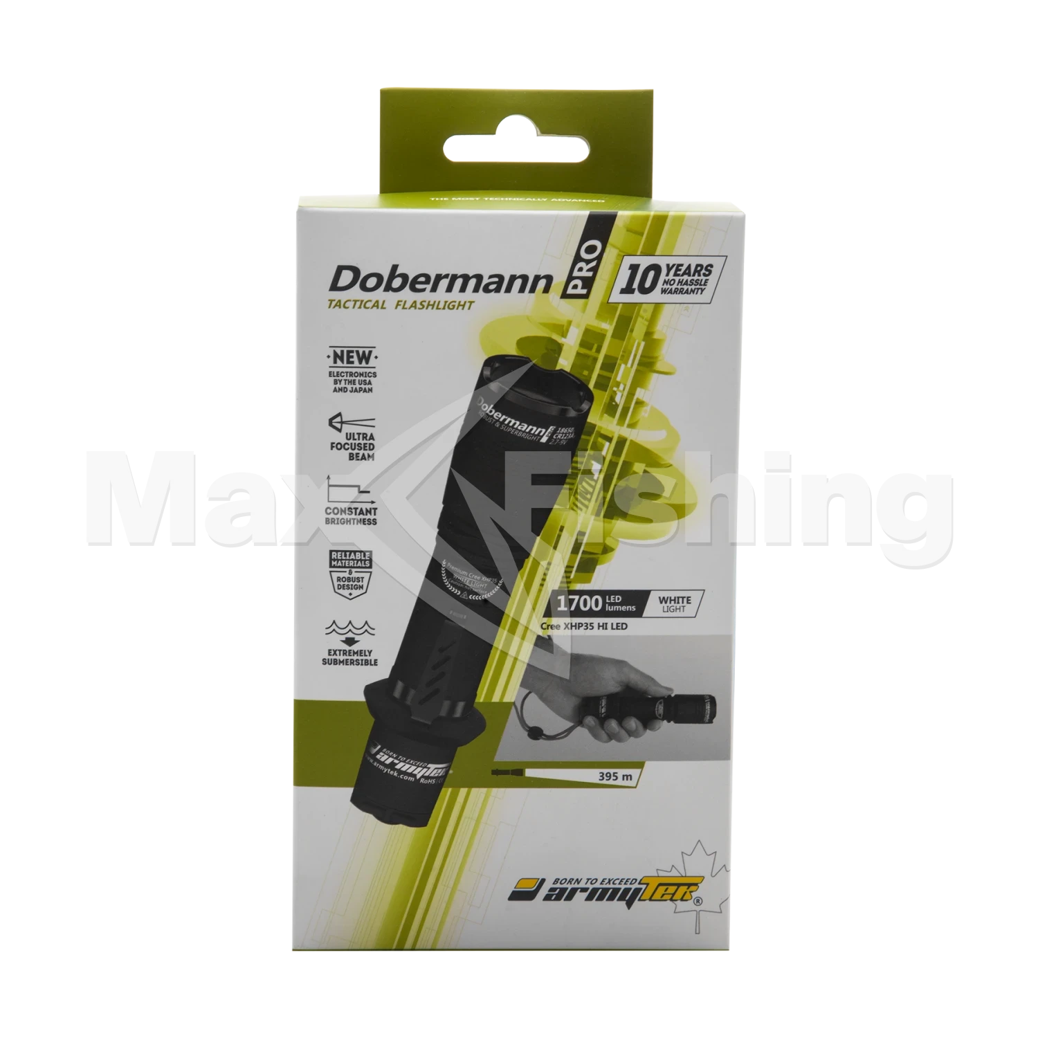 Фонарь Armytek Dobermann Pro XHP35 HI (белый свет)
